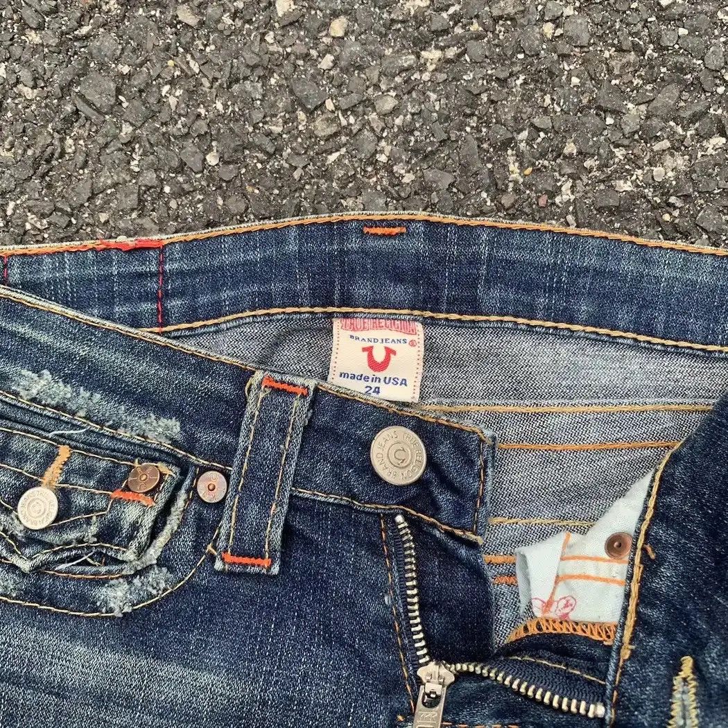 True Religion 💥FLARE/BOOTCUT💥Vintage True Religion Jeans Denim Pants W26 Size US 26 / EU 42 - 7 Thumbnail
