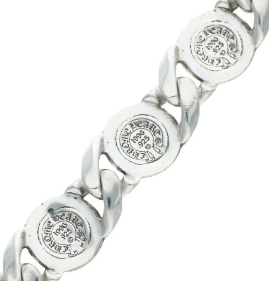 Chrome Hearts BS FLUER LINK/BS Fluer Link Old Silver Bracelet Men's 6LINK Size ONE SIZE - 6 Thumbnail