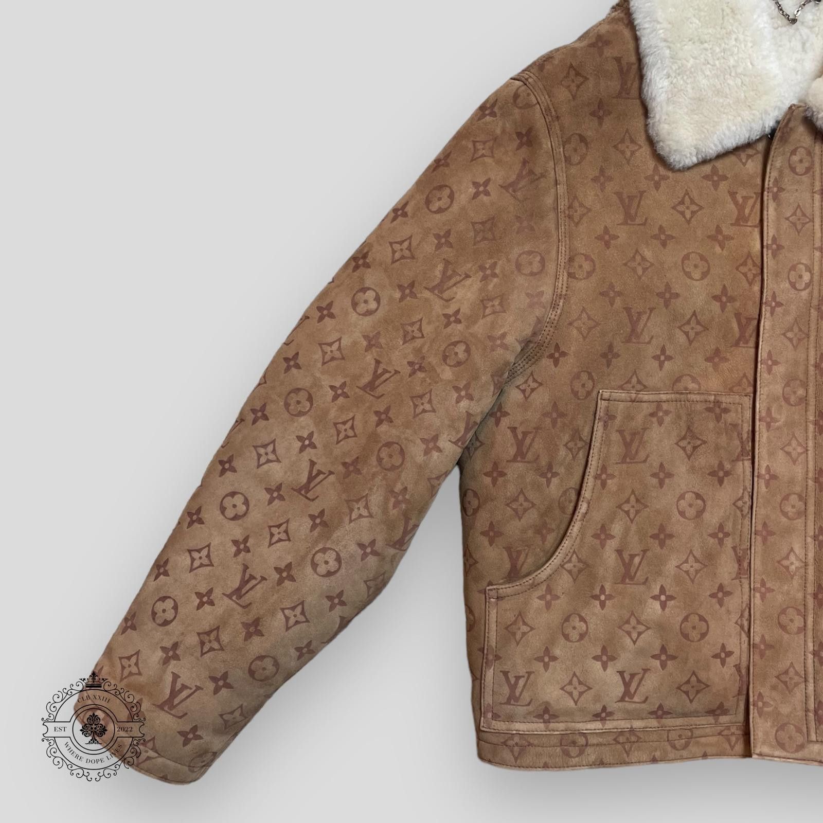 Louis Vuitton Louis Vuitton Monogram Shearling Jacket Size US L / EU 52-54 / 3 - 2 Thumbnail