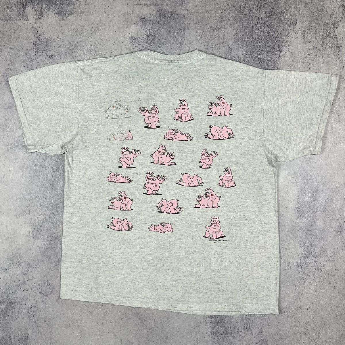 Vintage Vintage Humor sex position pig y2k AOP tee 1991 Size US XL / EU 56 / 4 - 12 Thumbnail