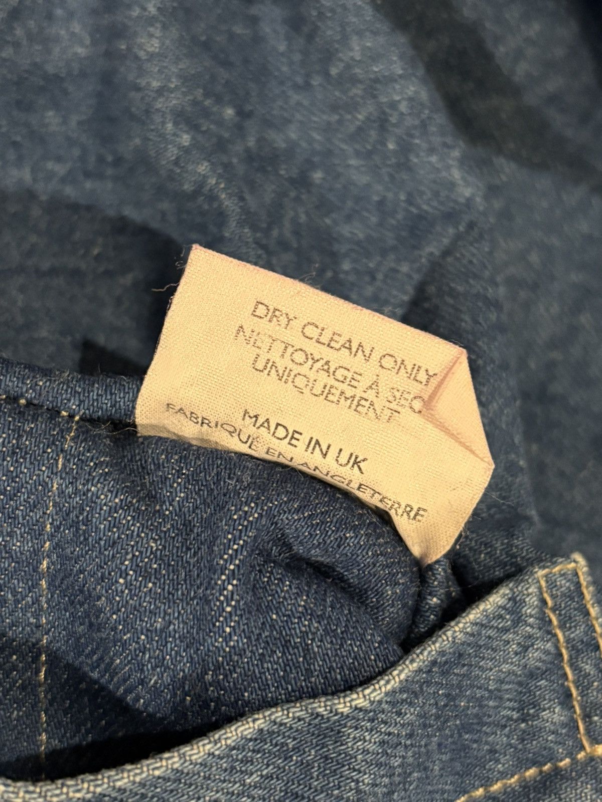 E. Tautz FW18 Motorcyle Style Denim Jacket Size US S / EU 44-46 / 1 - 5 Thumbnail