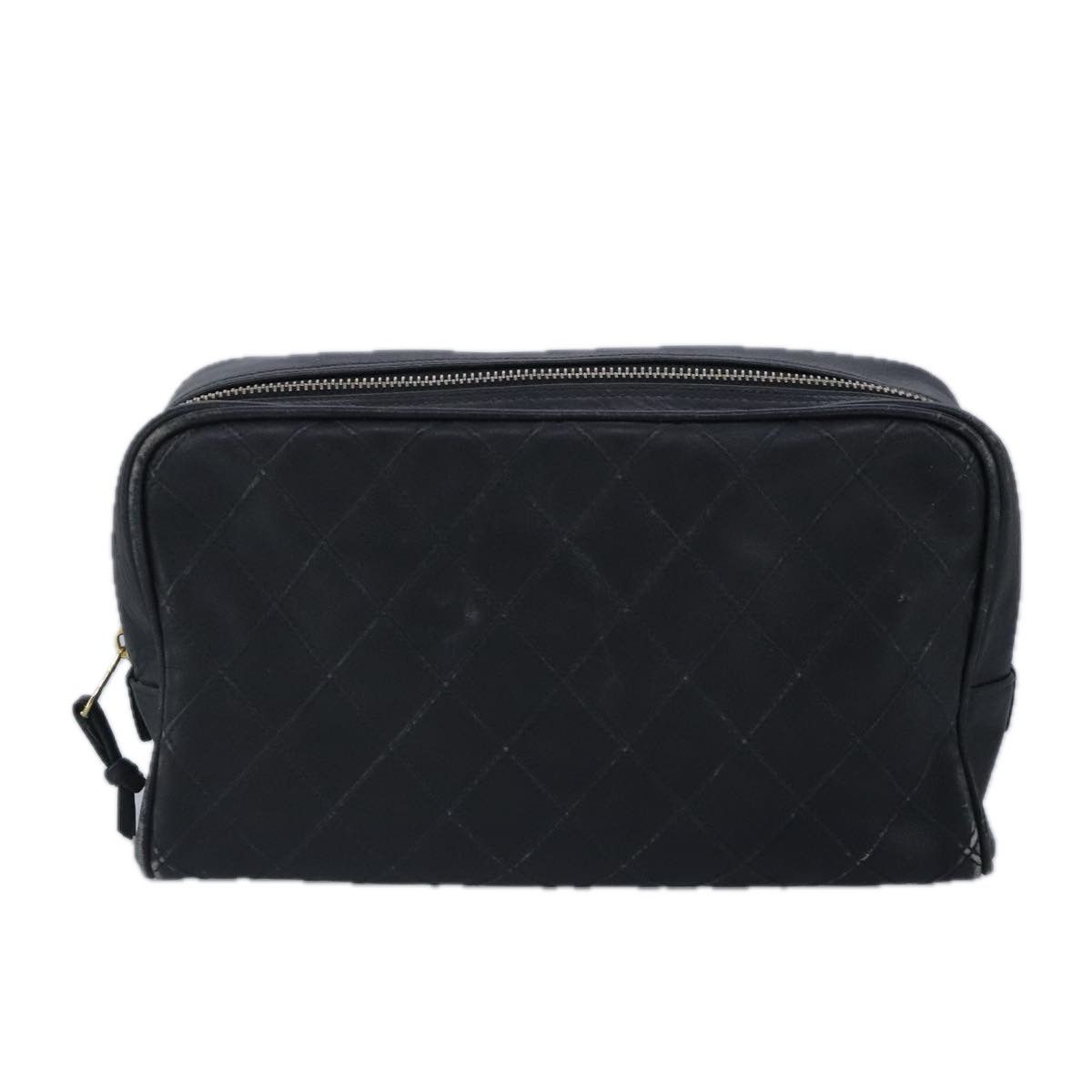 Chanel Bicolore Black Leather Clutch Bag (Pre-Owned) Size ONE SIZE - 1 Thumbnail