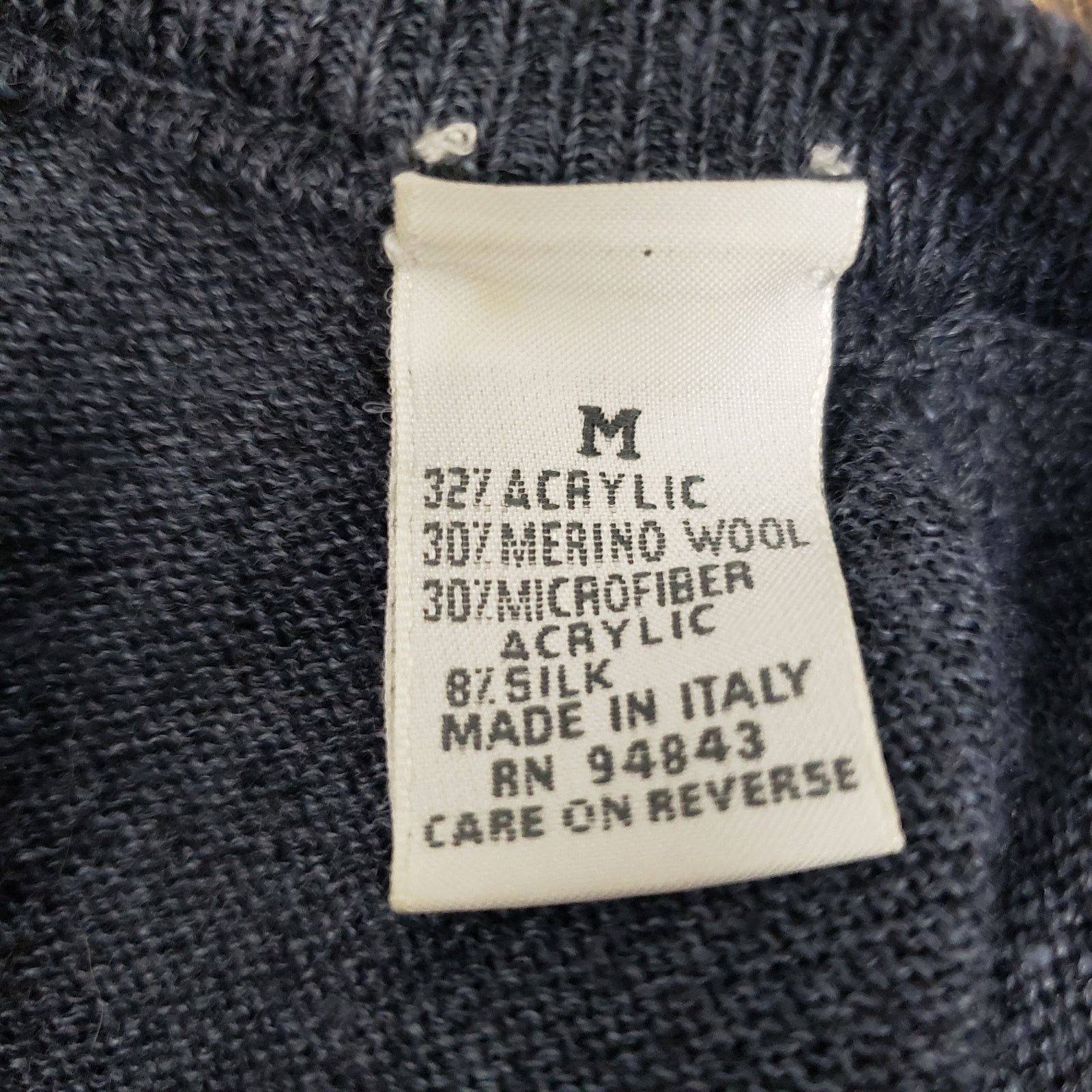Henry Grethel × Vintage Vintage Henry Grethel Sweater Merino Wool Silk Acrylic Italy Size US M / EU 48-50 / 2 - 11 Thumbnail