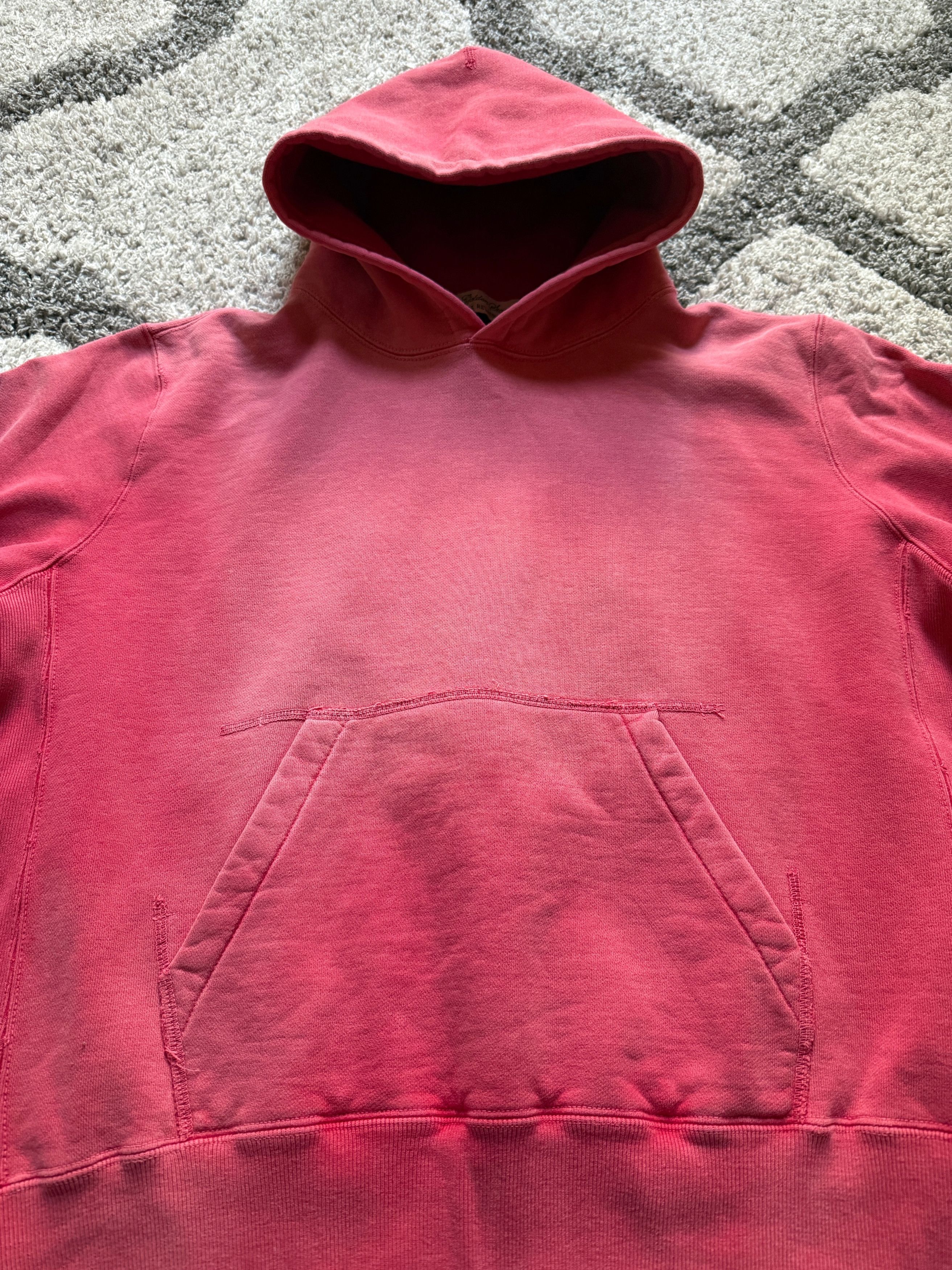 Japanese Brand × Remi Relief × Vintage Remi Relief Vintage Processed Hoodie Faded Red Size US S / EU 44-46 / 1 - 3 Thumbnail