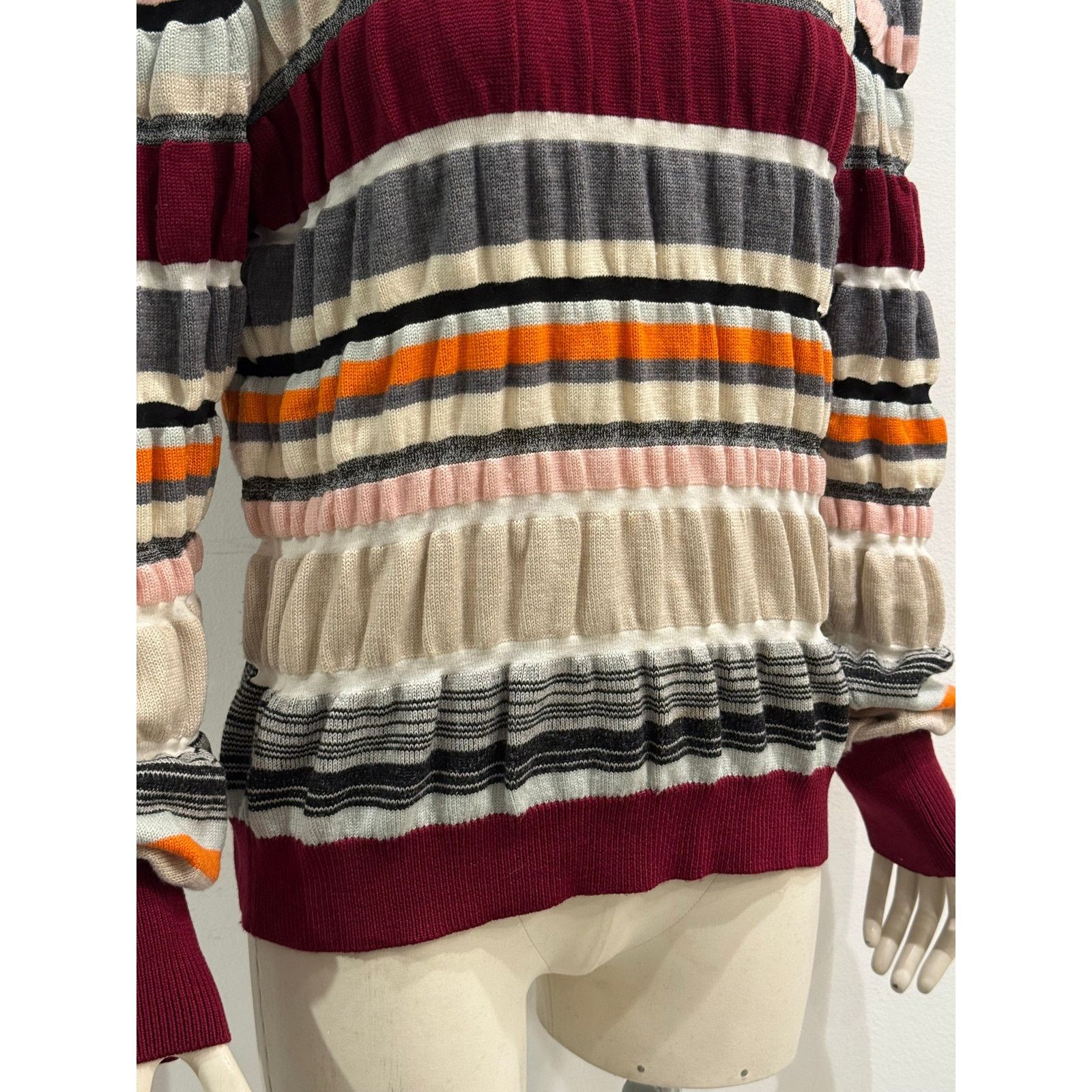 JW Anderson 2010s JW Anderson stripe wool knit Size ONE SIZE - 4 Thumbnail