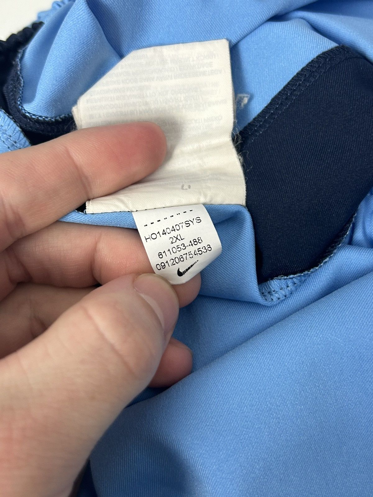Nike Nike Manchester City 2014/15 Home Football Soccer Short Size US 38 / EU 54 - 10 Thumbnail