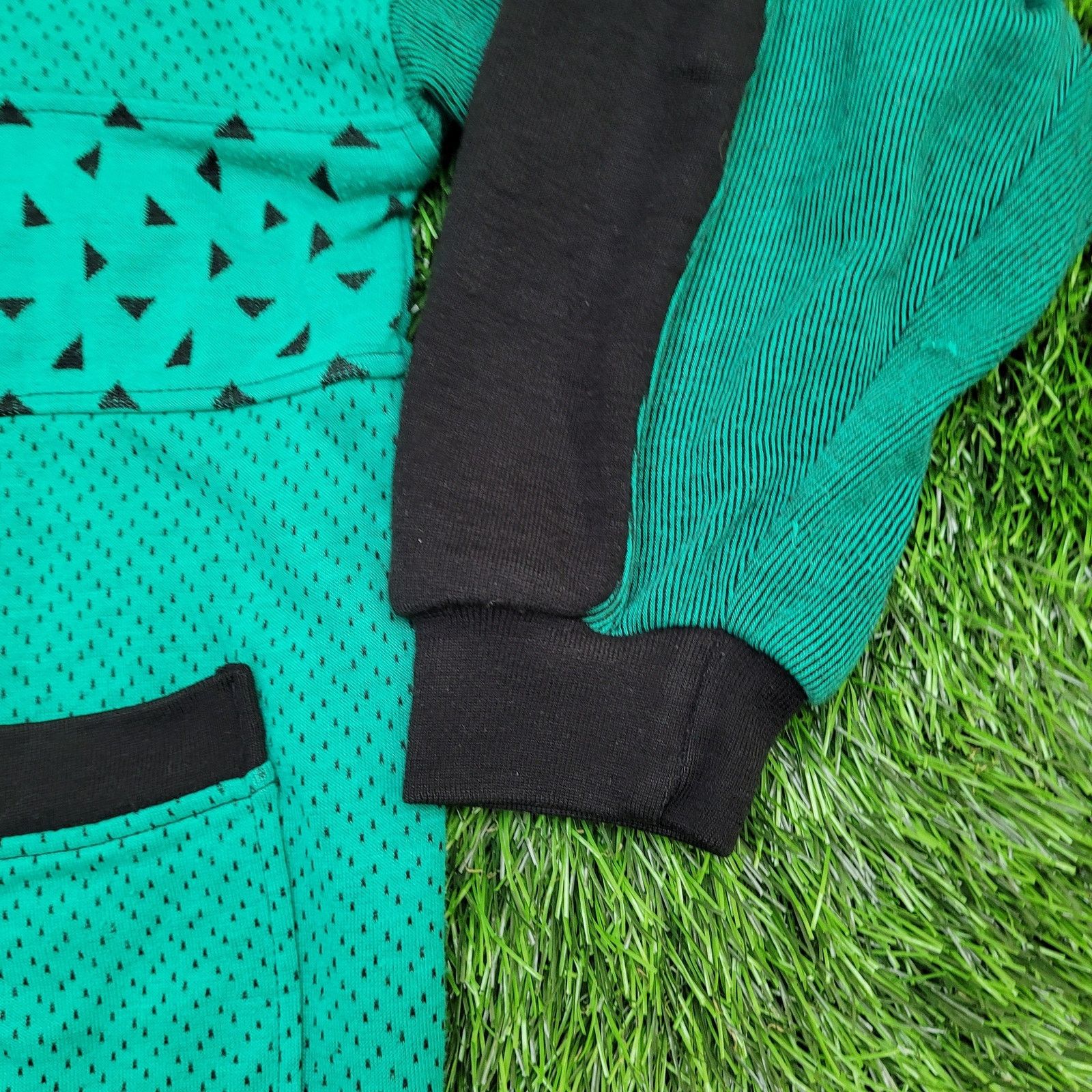 Vintage VTG Gitano Cardigan Womens Small 22x26 Baggy Blue-Green 90s Size S / US 4 / IT 40 - 5 Thumbnail