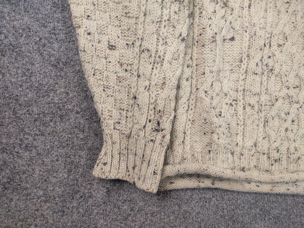 Vintage Inisfree Vintage Ireland Fisherman Cable Knit Sweater Inis Size US M / EU 48-50 / 2 - 4 Thumbnail