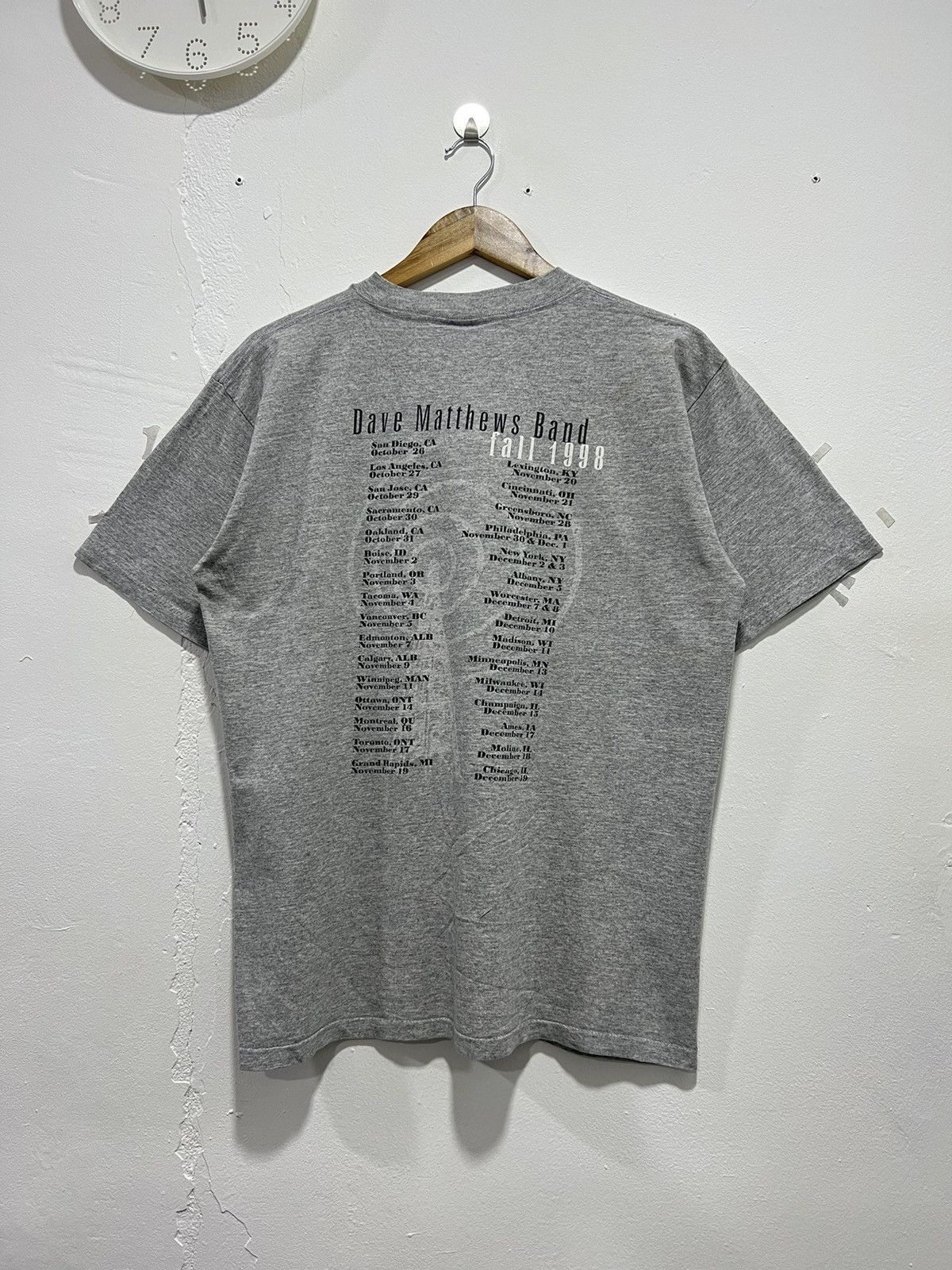 Band Tees × Vintage Vintage 1998’ Dave Matthews Band Tour Tshirt Size US L / EU 52-54 / 3 - 7 Thumbnail