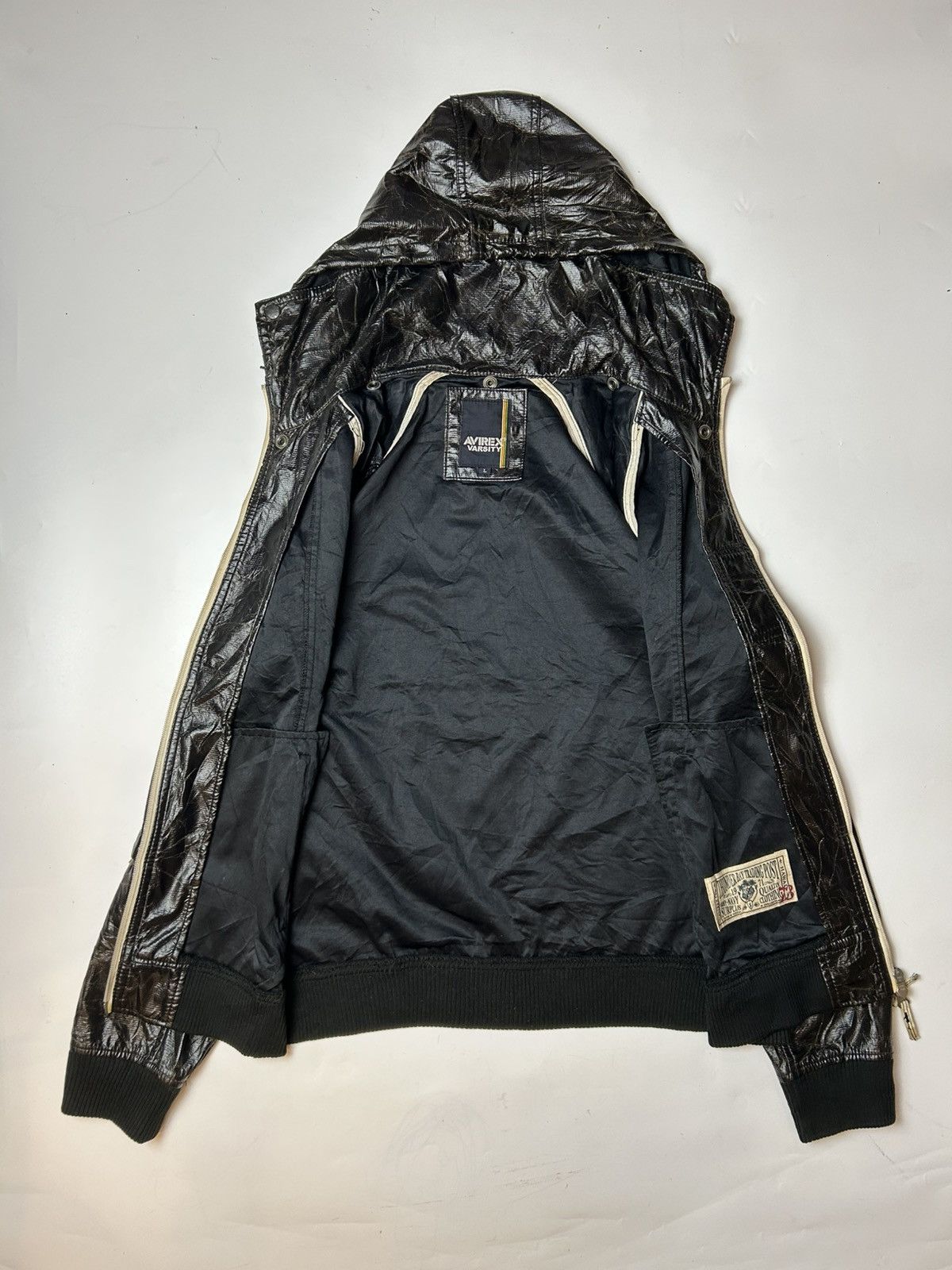 Avirex AVIREX VARSITY ZIPPER HOODIE JACKET Size US L / EU 52-54 / 3 - 2 Thumbnail