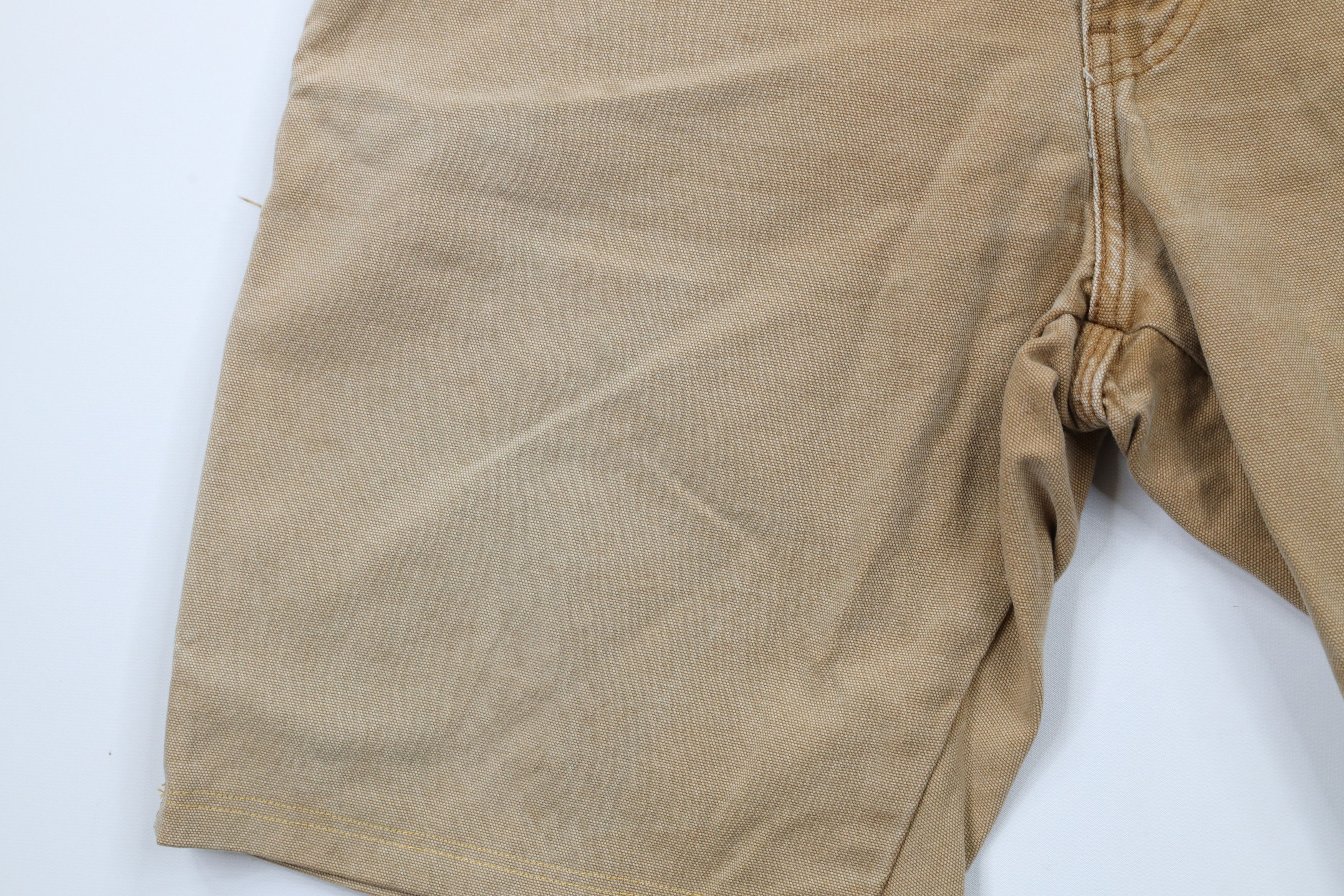 Dickies × Vintage Vintage Dickies Out Canvas Work Shorts Duck Brown Cotton Size US 36 / EU 52 - 6 Thumbnail