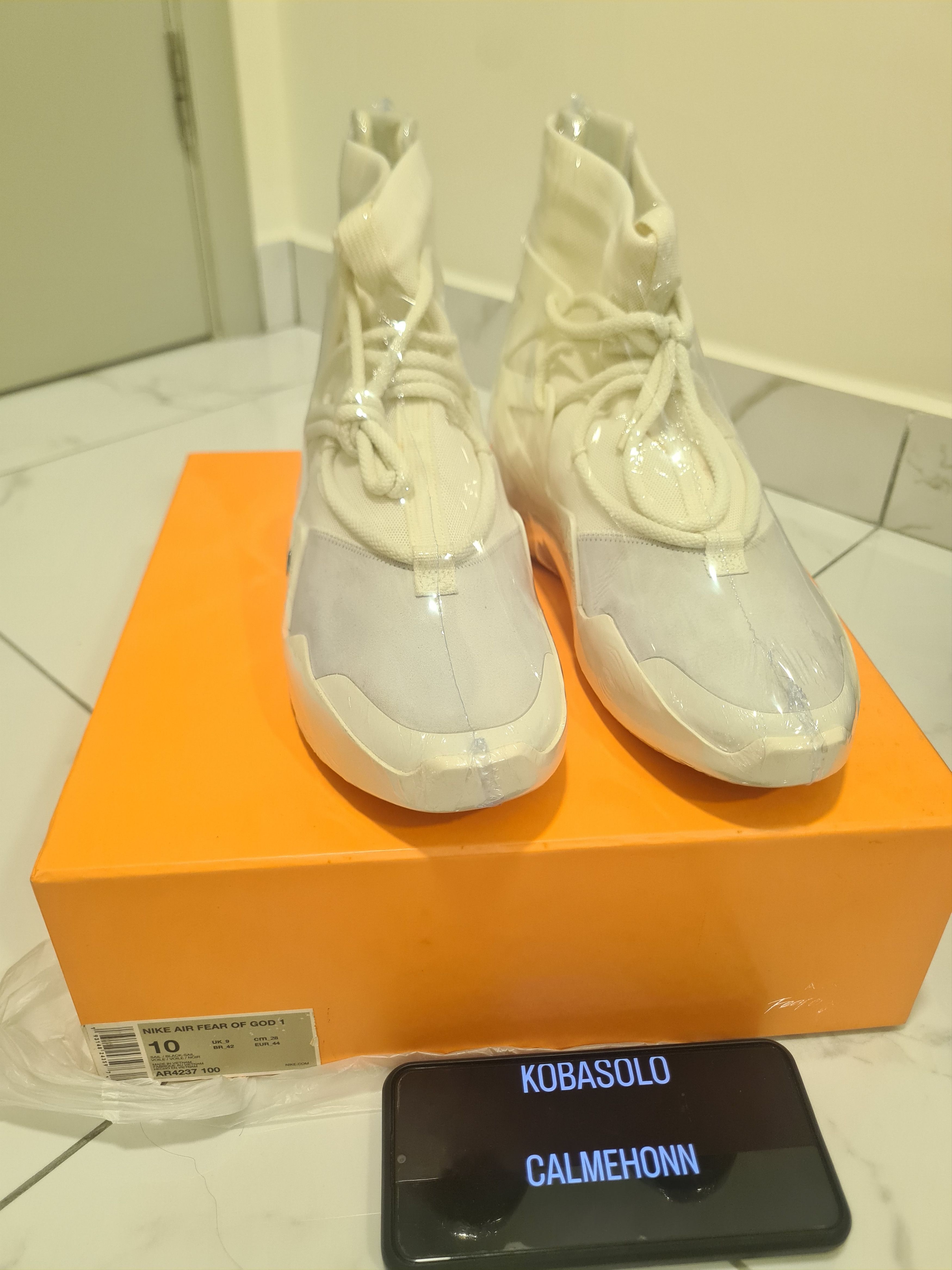 Fear of God × Nike Nike Fear of god Sail Size US 10 / EU 43 - 8 Thumbnail