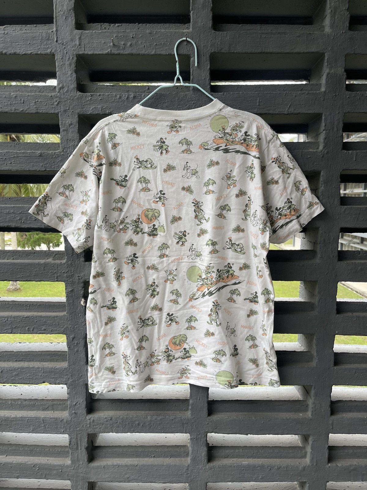 Mickey Mouse × Vintage uniqlo Mickey Mouse Overprint t-shirt Size US L / EU 52-54 / 3 - 2 Thumbnail