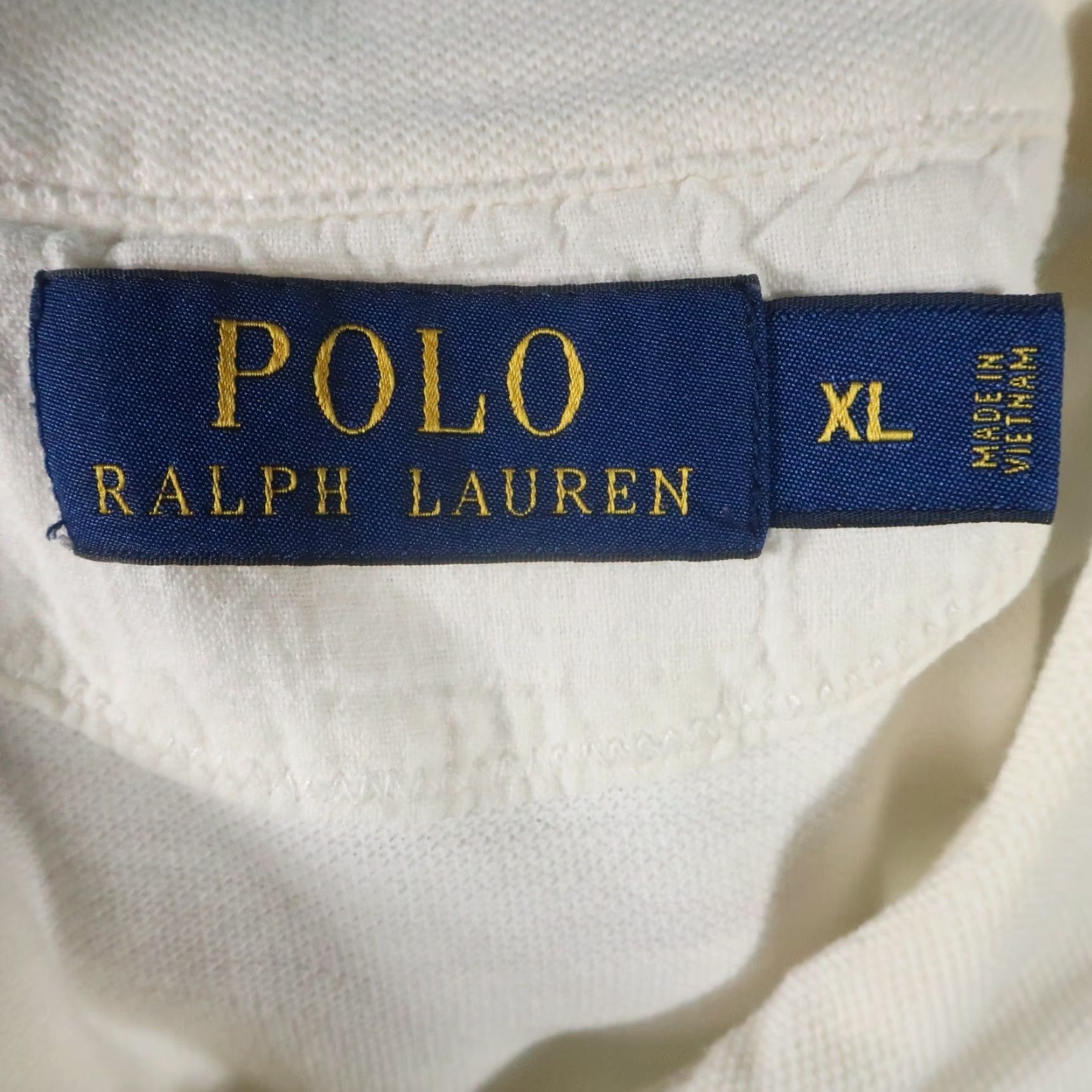 Polo Ralph Lauren Ralph Lauren Polo Shirt Large Mens Solid White Anchor Buttons Embroidered Crest Size US XL / EU 56 / 4 - 3 Thumbnail