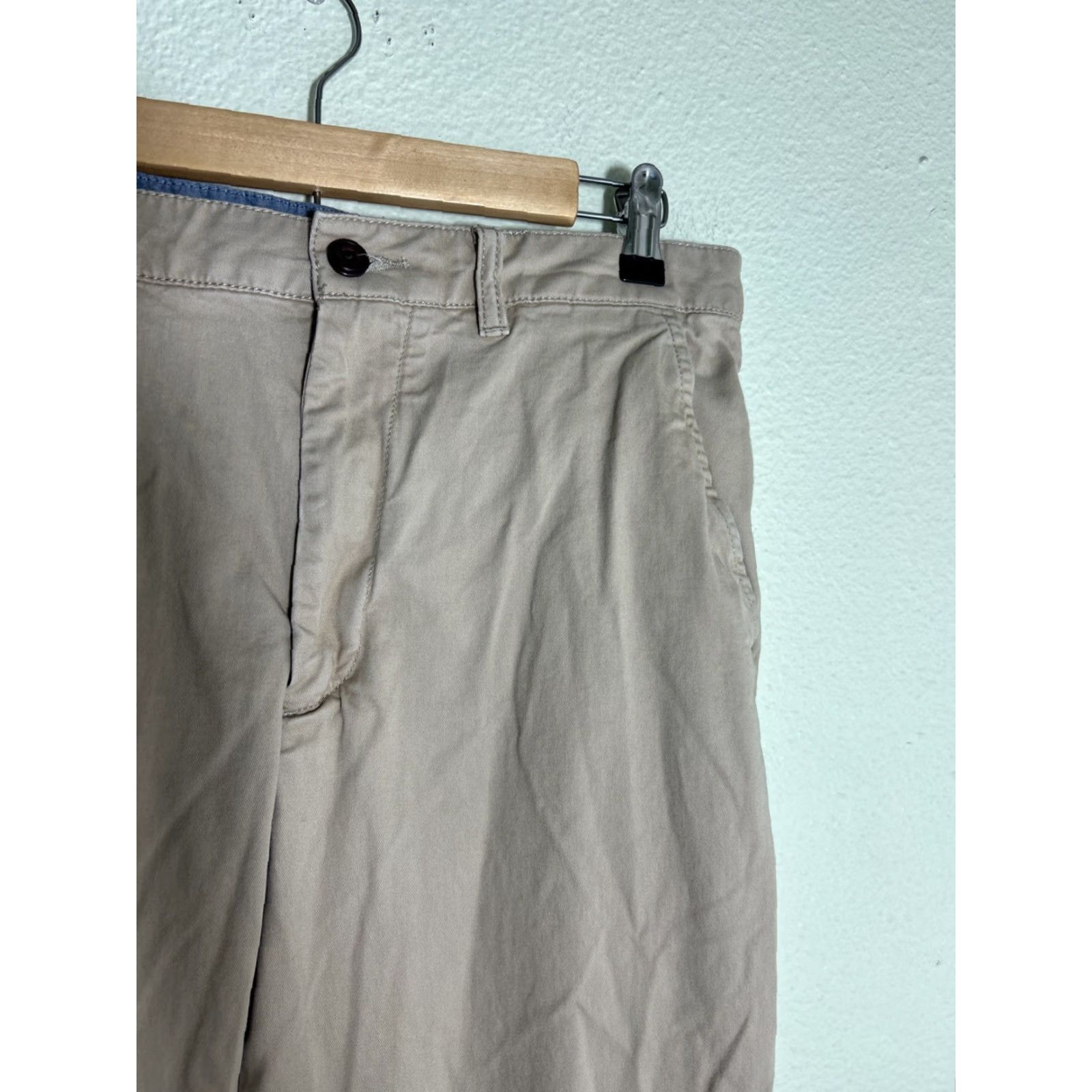Vintage LL Bean Pants Mens 32x31 Beige Chino Classic Fit Straight Leg 509409 Size US 32 / EU 48 - 5 Thumbnail