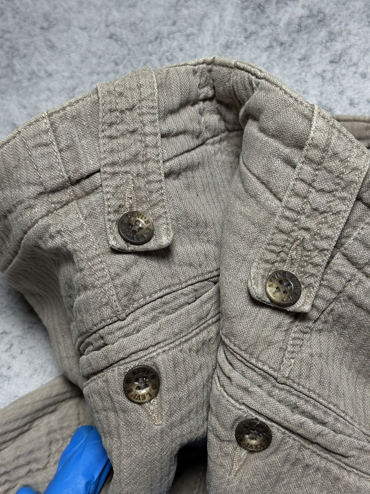 Levi's × Vintage Vintage LEVIS Beige Cotton Pants Jeans Size US 34 / EU 50 - 8 Thumbnail