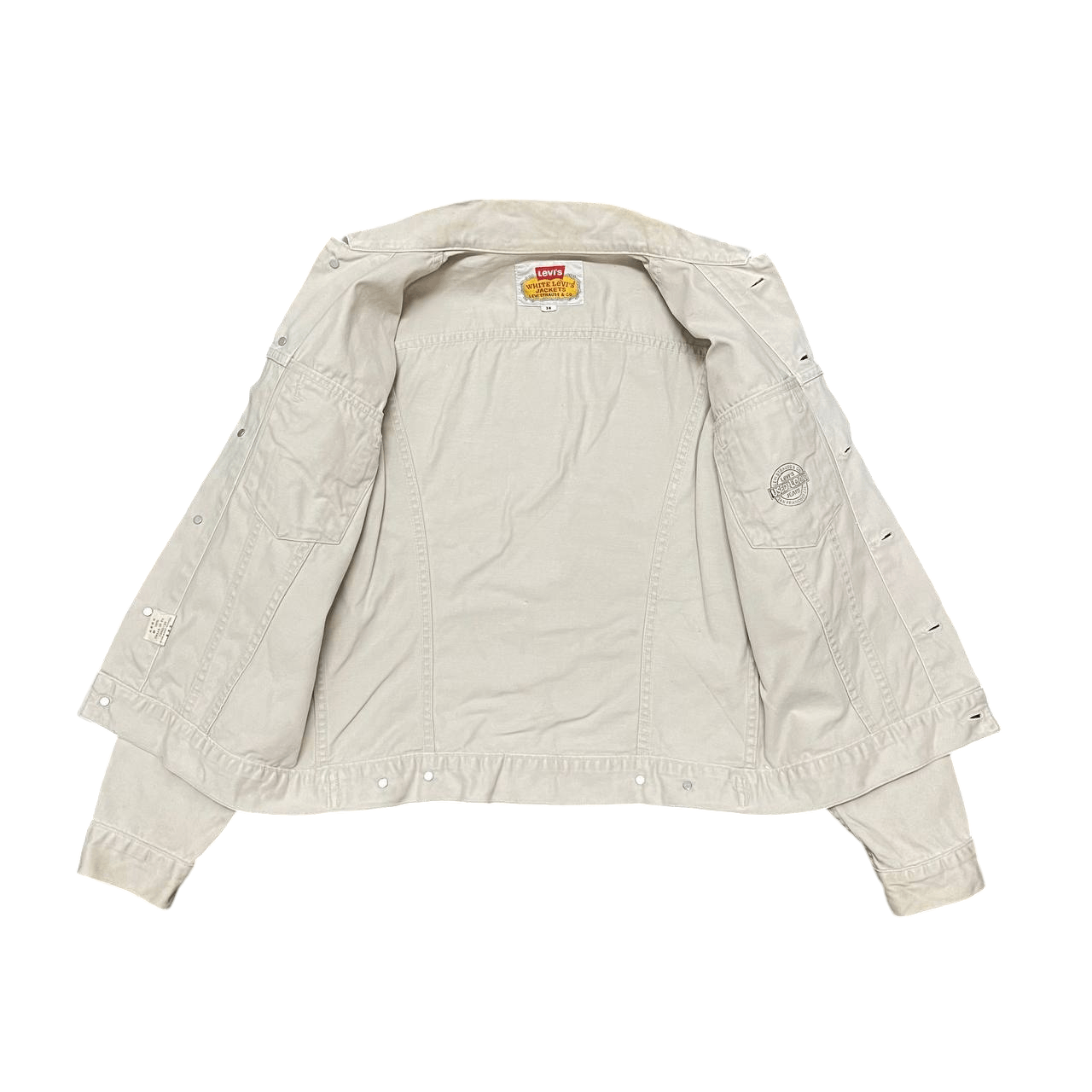 Levi's Vintage Levis White Tab 70505 Trucker Jacket Size US M / EU 48-50 / 2 - 7 Thumbnail