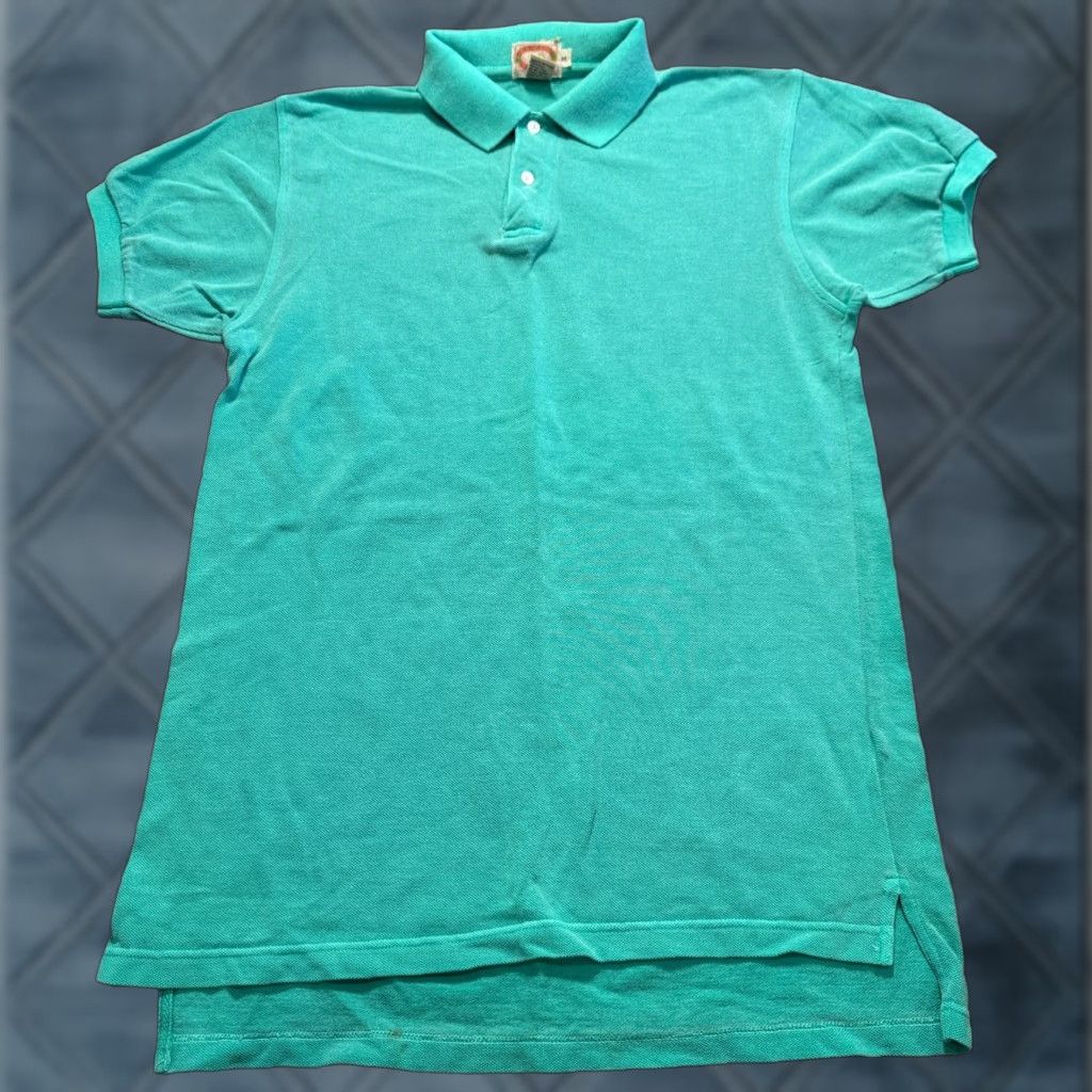 Banana Republic Banana Republic Polo Shirt M Adult Blue 100% Cotton Knit Short Sleeve Button Collar Shirt Polo Men Size US M / EU 48-50 / 2 - 1 Thumbnail