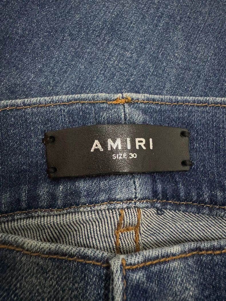 Amiri Amiri Blue Patched Denim Size US 30 / EU 46 - 2 Thumbnail
