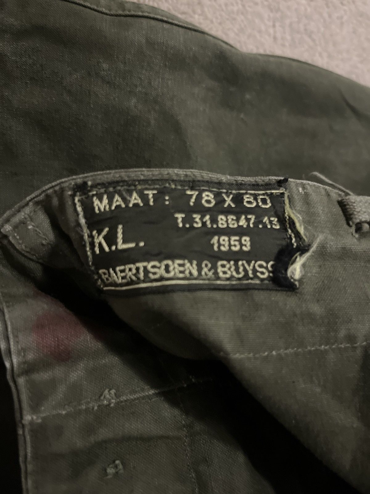 Vintage 1959 Korean War military cargo pants Size US 32 / EU 48 - 3 Thumbnail