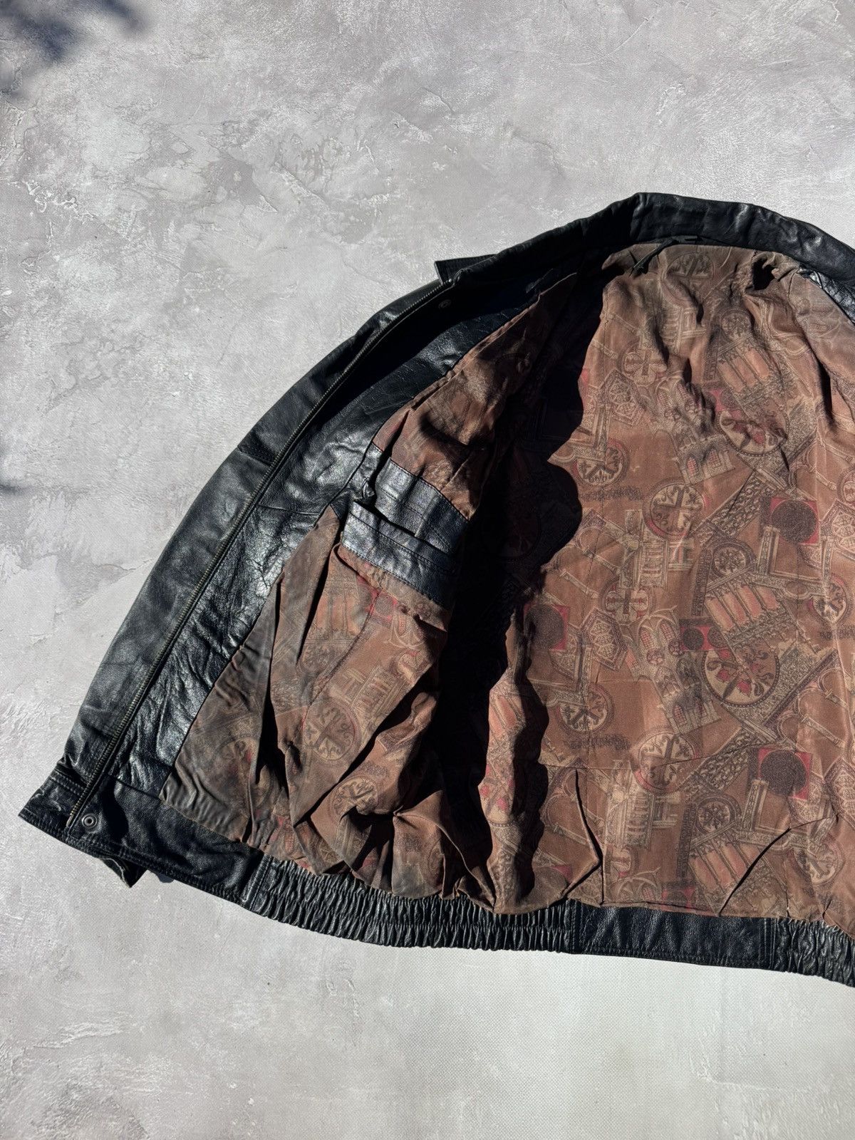 Leather Vintage Y2k Leather Jacket Size US M / EU 48-50 / 2 - 11 Thumbnail