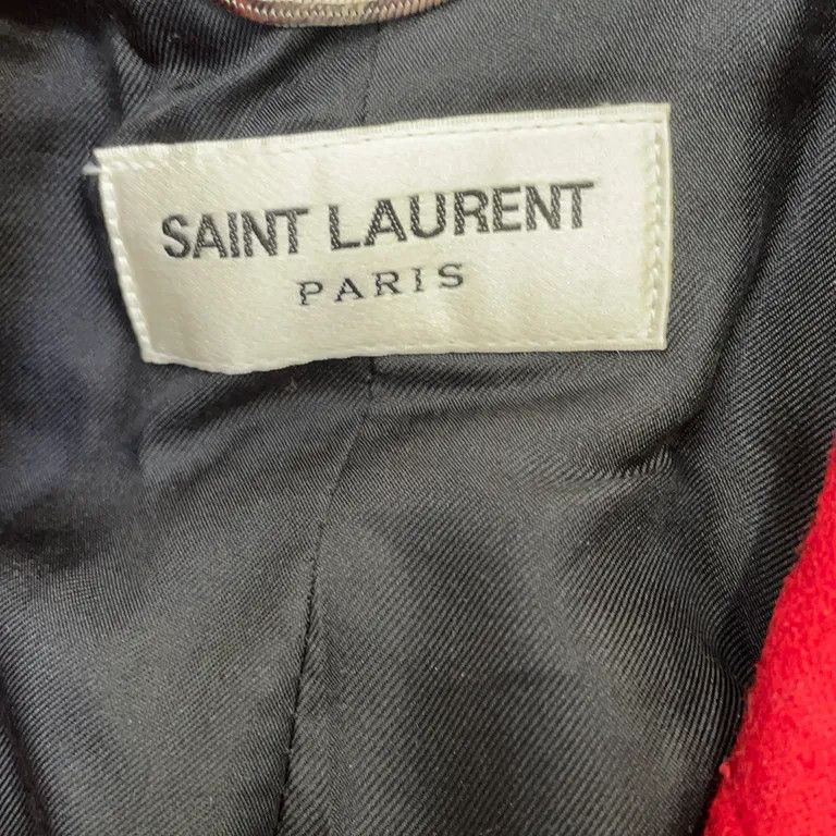 Saint Laurent Paris F/W14 Trimmed Le Smoking Blazer by Hedi Slimane Size US M / EU 48-50 / 2 - 3 Thumbnail