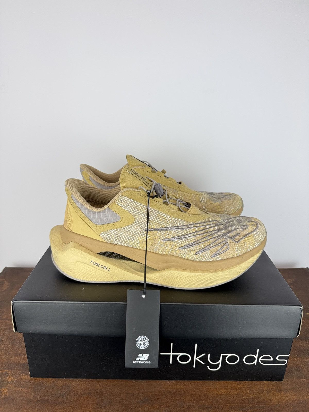 Stone Island Beige Stone Island x New Balance Fuelcell C1 shoes Size US 11.5 / EU 44-45 - 3 Thumbnail