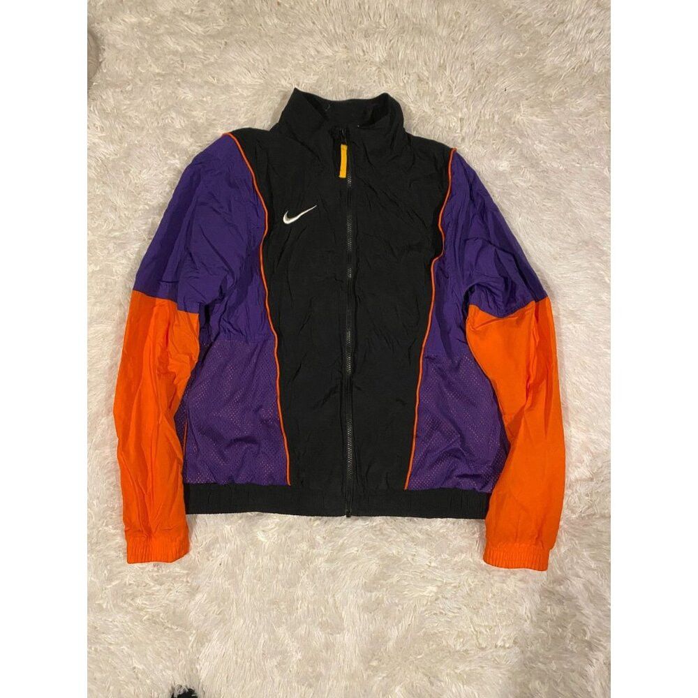 Nike Nike Throwback Track Basketball Jacket AR4083-011 Black/Pur Size US L / EU 52-54 / 3 - 3 Thumbnail