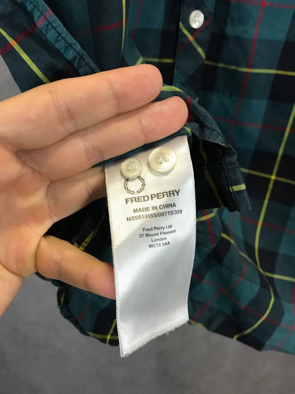 Designer Fred Perry casual designer shirt Size US M / EU 48-50 / 2 - 6 Thumbnail