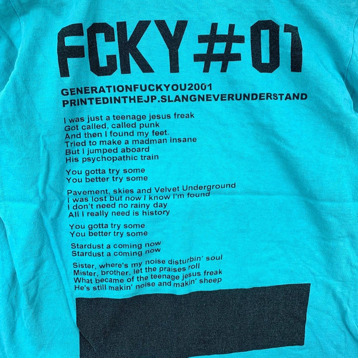 Japanese Brand Japanese Brand RNA Generation Fuck You 2001 Graphic Tee Size US M / EU 48-50 / 2 - 8 Thumbnail