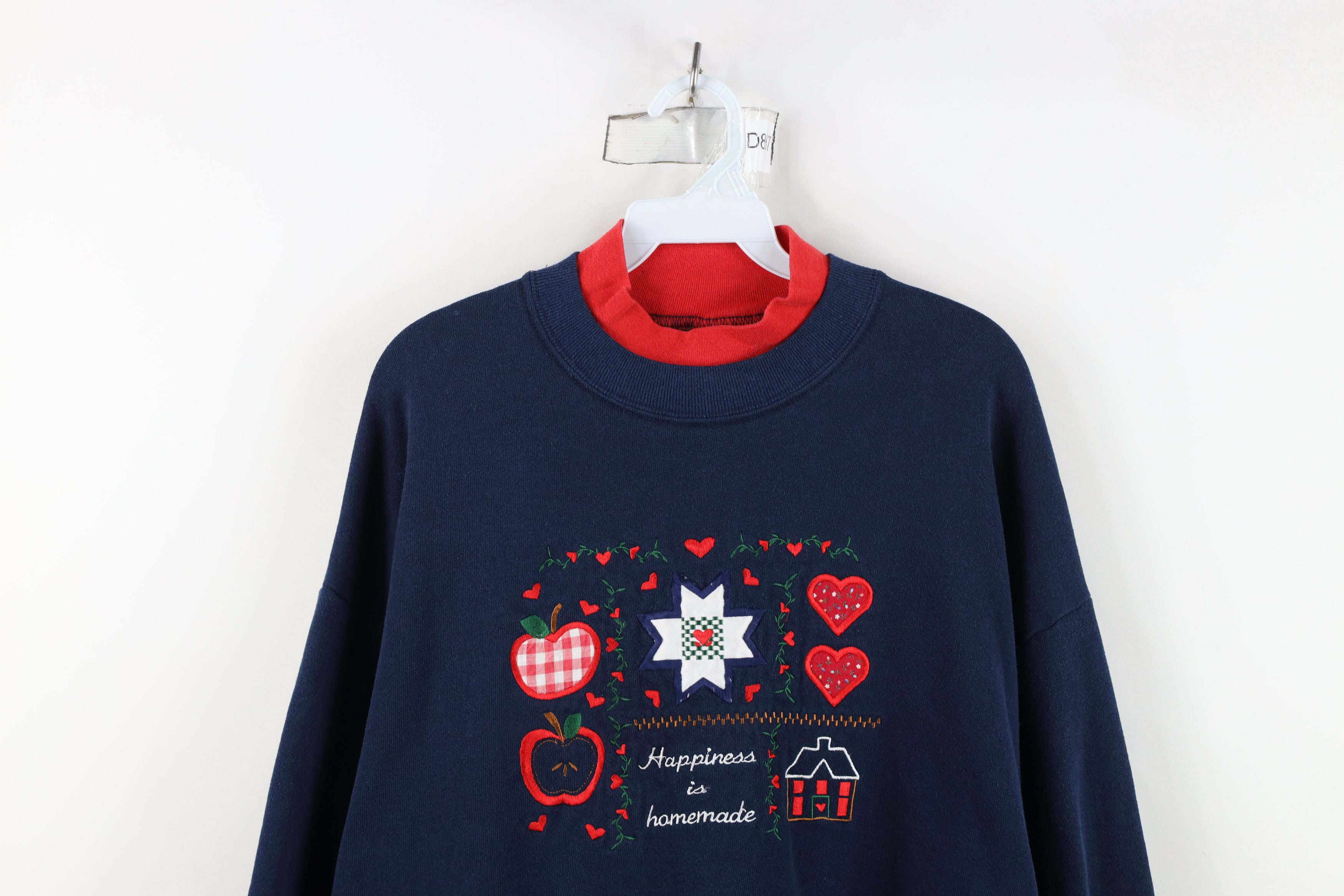 Vintage Vintage 90s Streetwear Country Farmhouse Apple Sweatshirt Size XL / US 12-14 / IT 48-50 - 2 Thumbnail