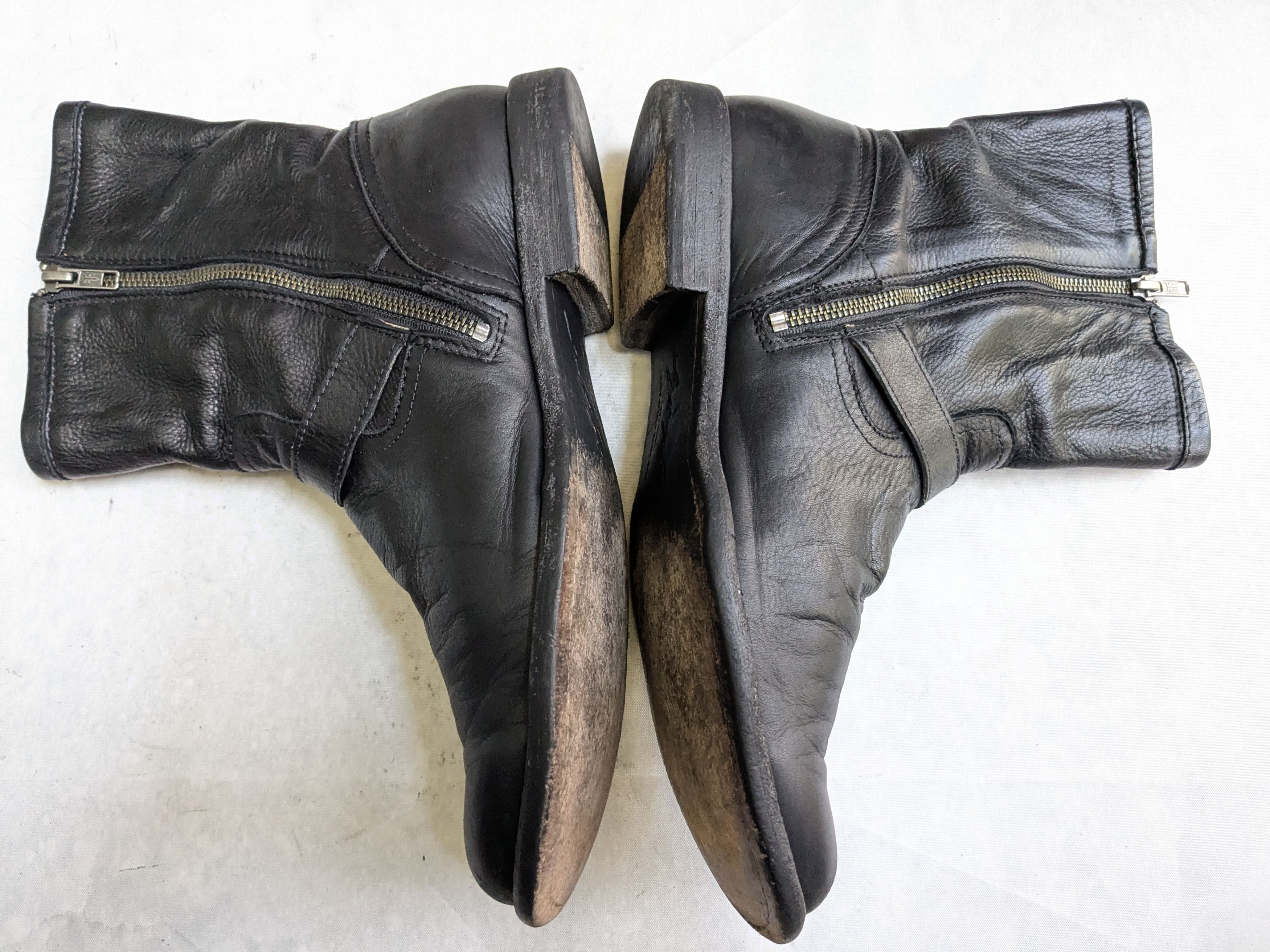 Frye Frye Engineer Boots Black Leather 9.5 Motorcycle Biker Size US 9.5 / EU 42-43 - 17 Thumbnail