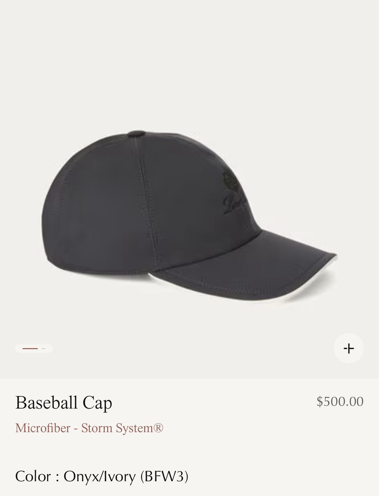 Loro Piana Loro Piana Baseball Cap Microfiber - Storm System® Size ONE SIZE - 1 Thumbnail
