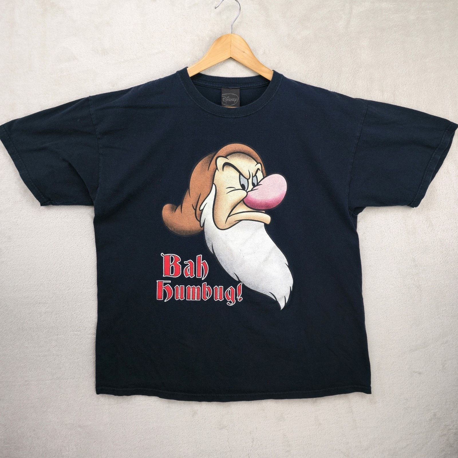 Disney Vtg Disney Grumpy Bah Humbug Shirt XL Snow White Christmas Size US XL / EU 56 / 4 - 1 Thumbnail