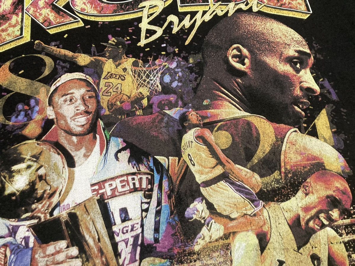 Vintage Kobe Bryant LA Lakers rap style nba tee Los Angelas Lakers Size US XL / EU 56 / 4 - 7 Thumbnail