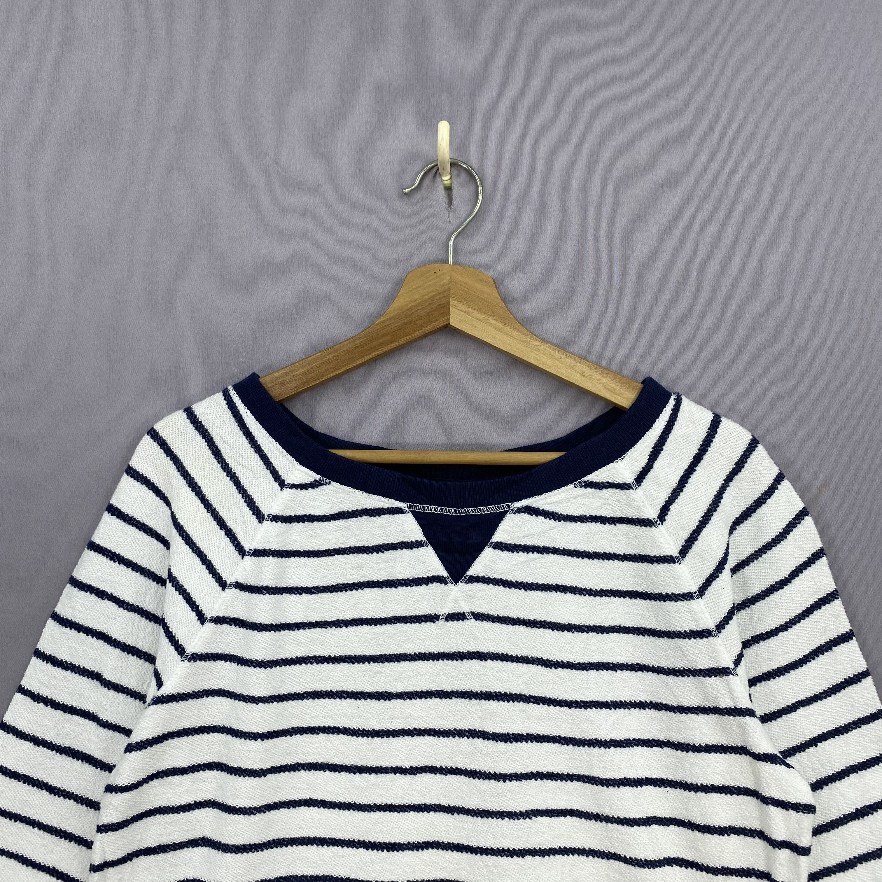 Polo Ralph Lauren Vintage 90s Ralph Lauren Striped Sweatshirt Pullover Jumper Size S / US 4 / IT 40 - 4 Thumbnail