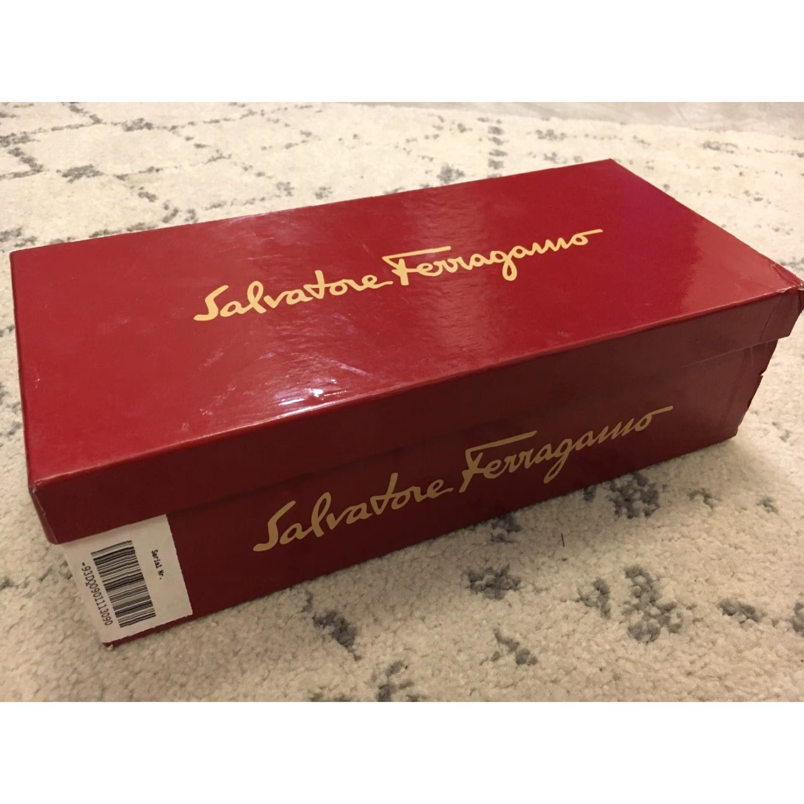 Salvatore Ferragamo Pump Women AA Narrow 9 Brown Taupe Freeway 5cm Corda Fabric NIB Shoes 9AA Narrow Mens?