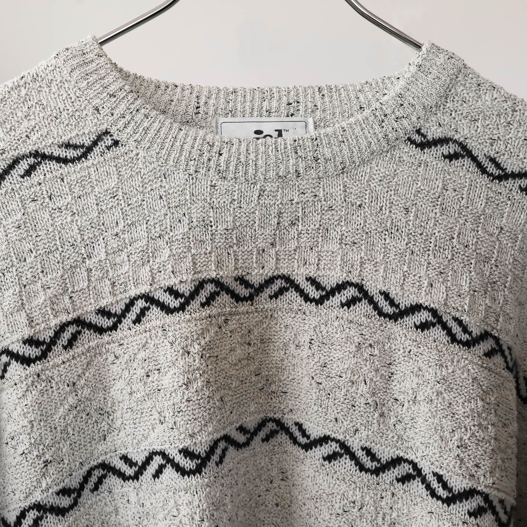 Vintage Vintage Knitted TomTom Style Surfer Crewneck Sweater Size US L / EU 52-54 / 3 - 3 Thumbnail