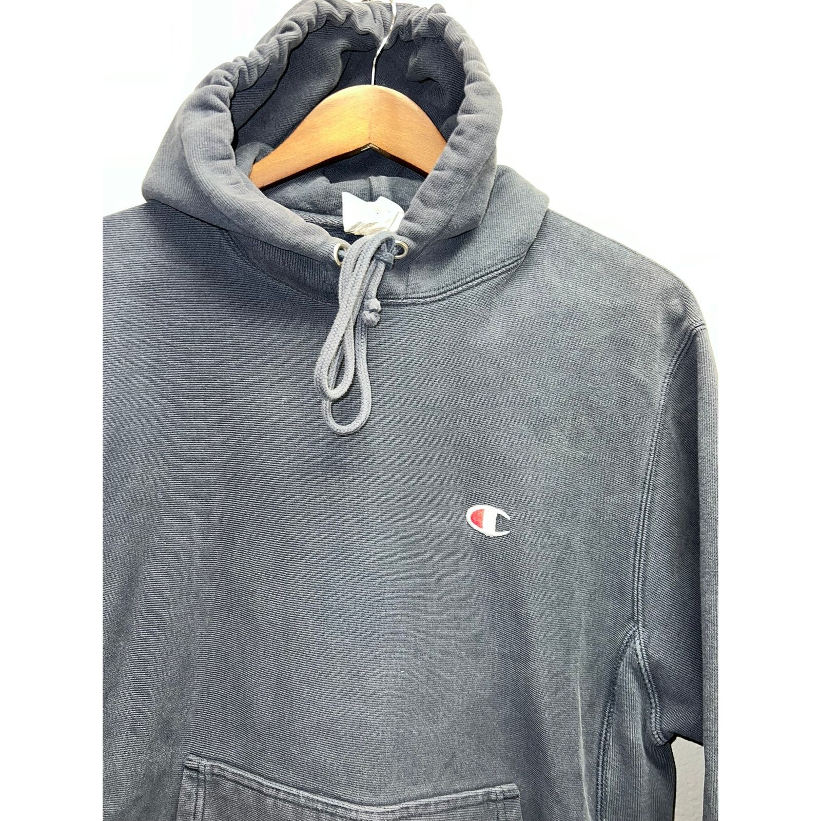 Champion Champion Reverse Weave Blue Hoodie Outerwear Medium Men's M Size US M / EU 48-50 / 2 - 2 Thumbnail
