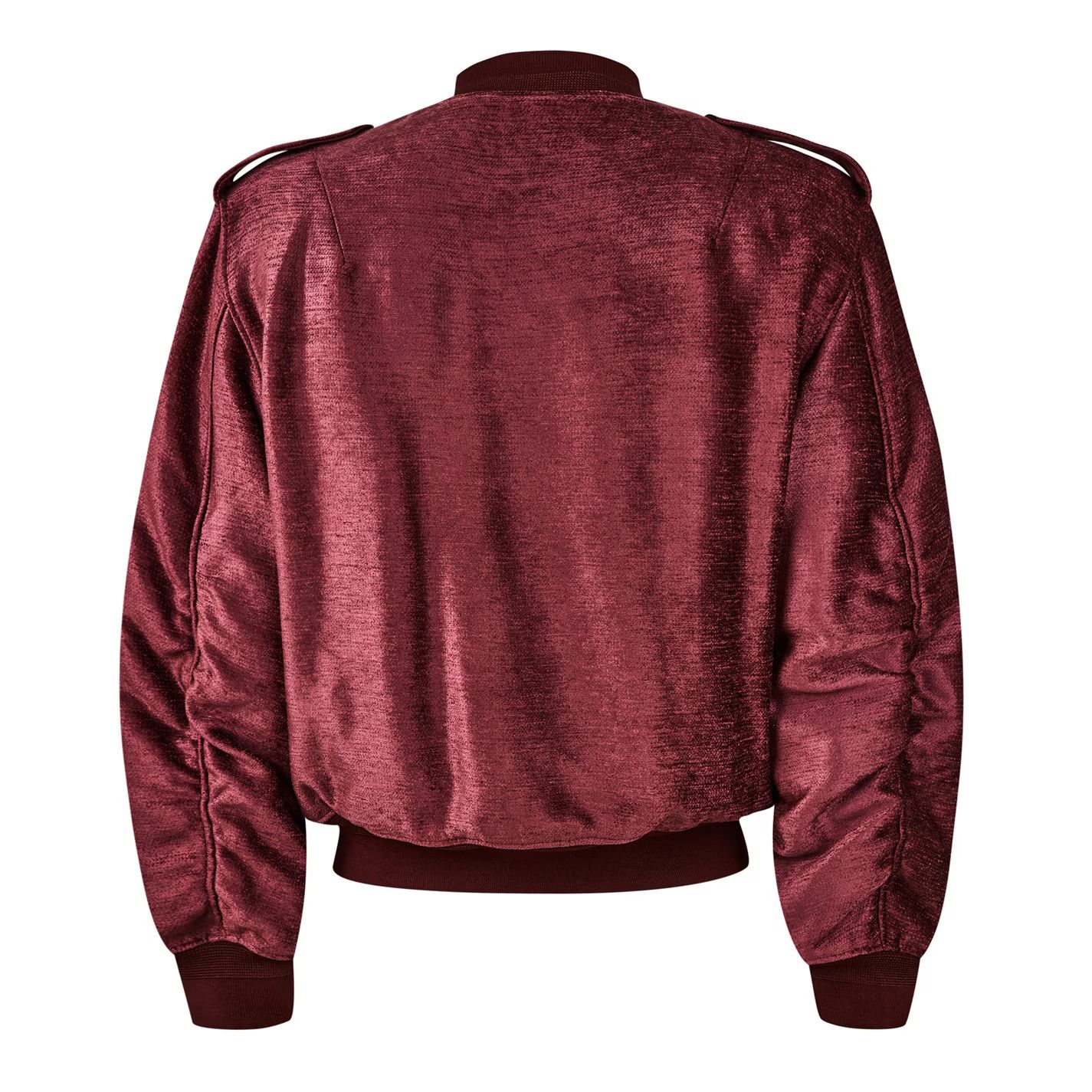 Givenchy o1g2r1mq0426 Velvet Long Sleeve Bomber Jacket in Old Pink Size US M / EU 48-50 / 2 - 6 Thumbnail