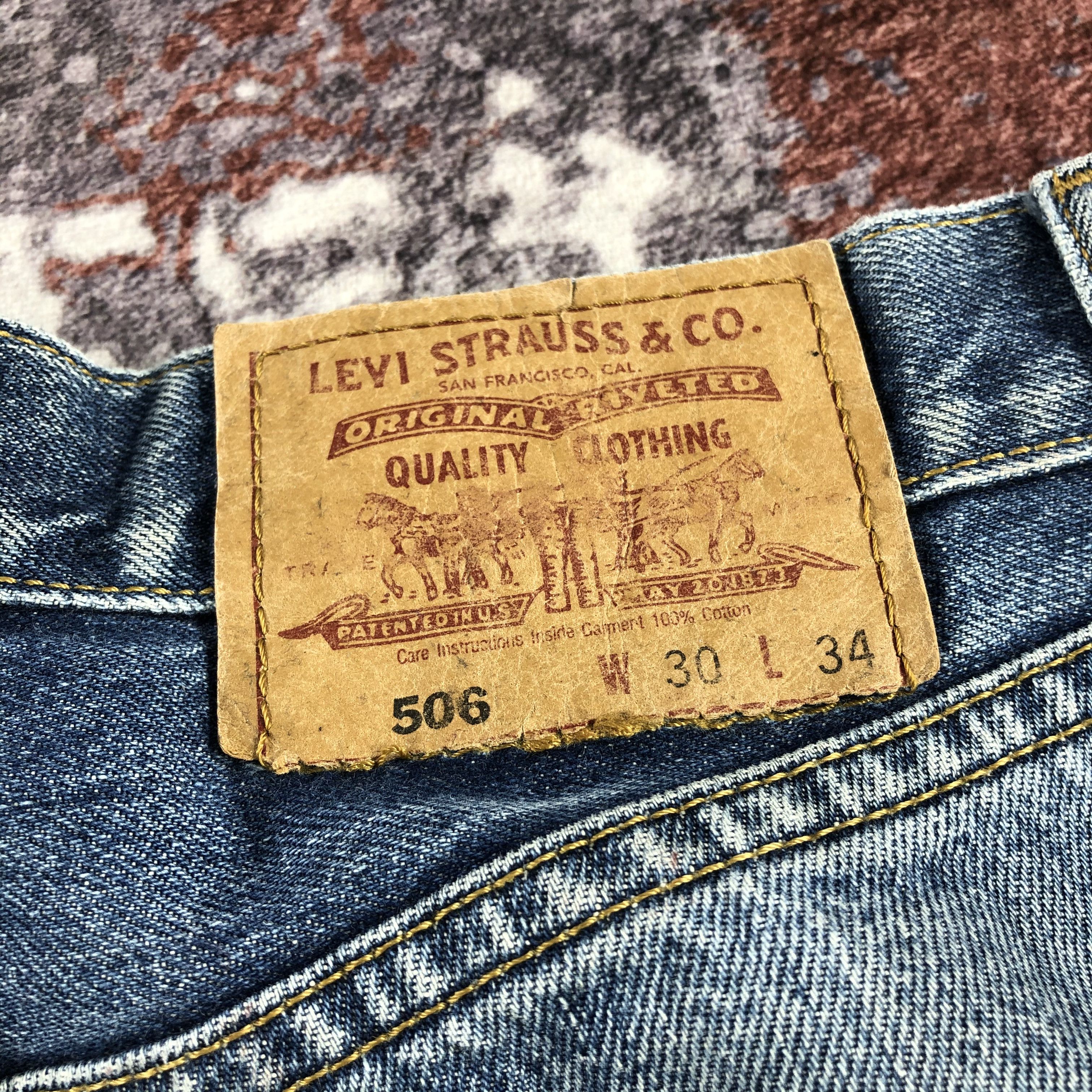 Levi's × Vintage 90s Vintage Blue Wash Levis 506 Jeans-JM2502 Size US 31 - 6 Thumbnail