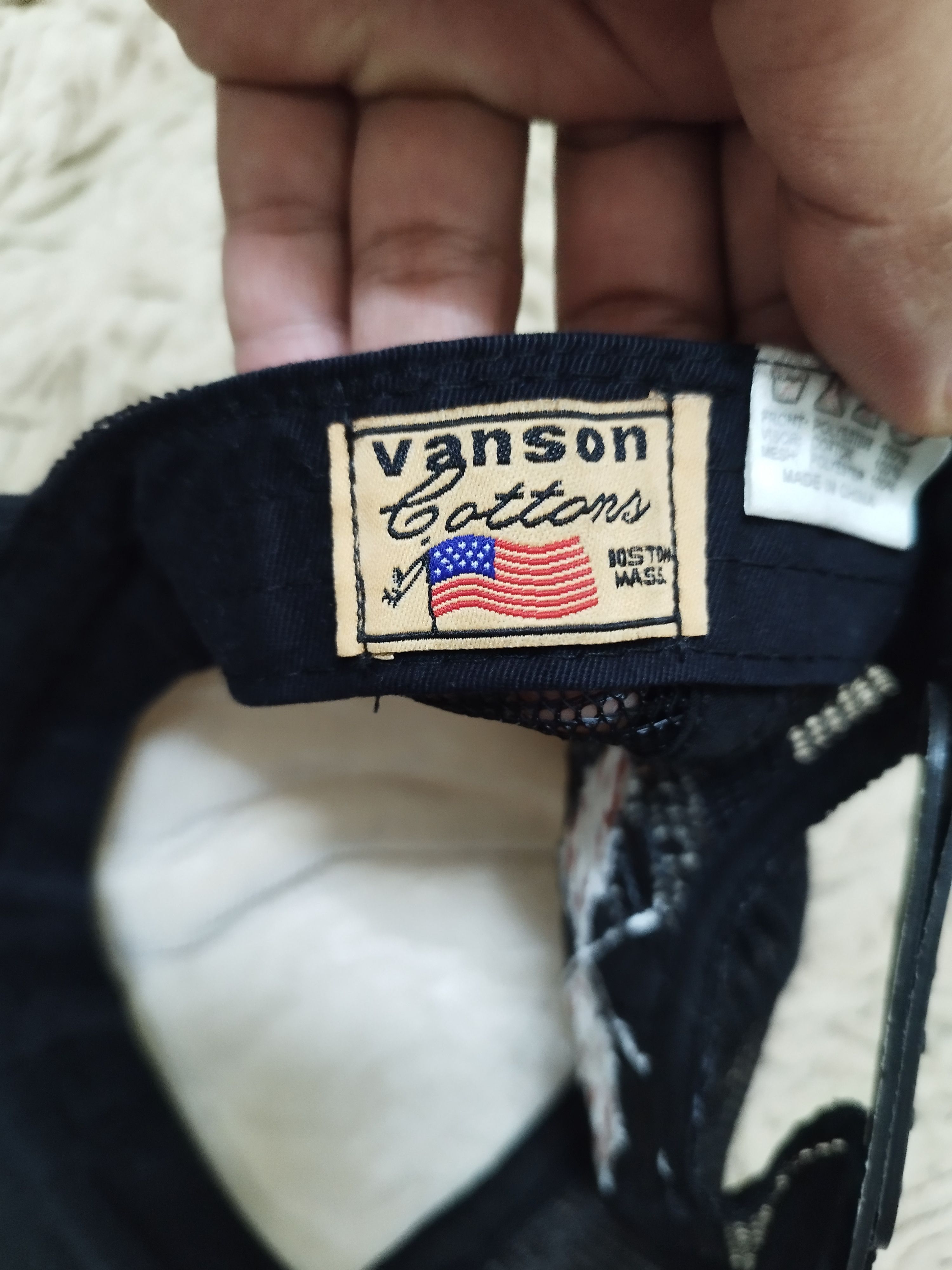 Vanson Leathers Vintage Vanson Leather Trucker Cap Size ONE SIZE - 7 Thumbnail
