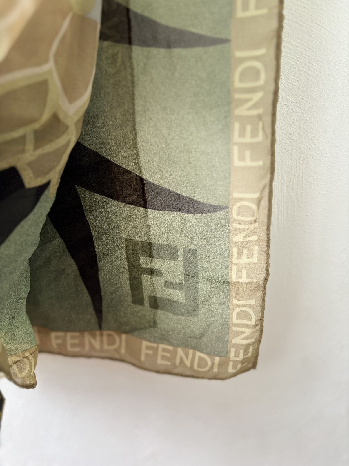 Fendi FENDI FF Monogram Vintage Scarf Size ONE SIZE - 5 Thumbnail