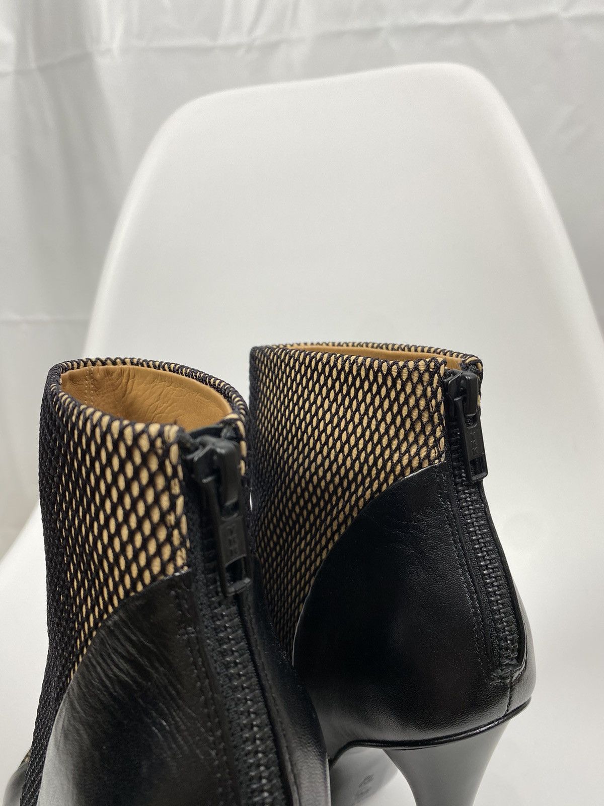 3.1 Phillip Lim 3.1 Phillip Lim Leather Ankle Boots with mesh covered insert Size US 6.5 / IT 36.5 - 6 Thumbnail