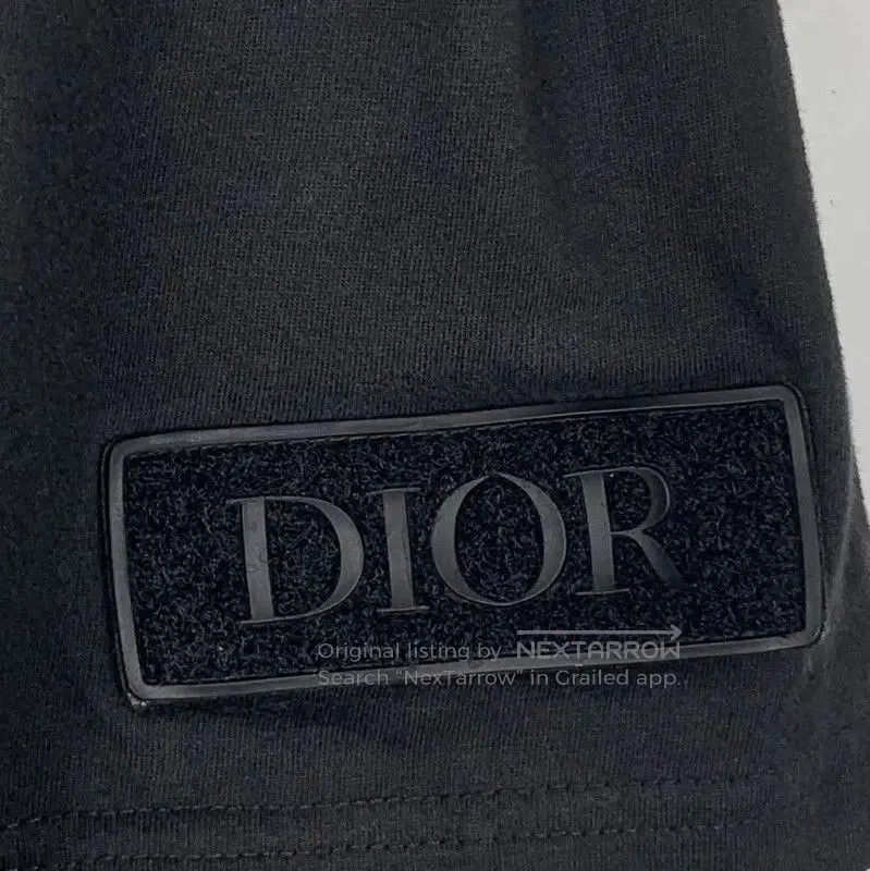 Dior Dior Black Cotton Men's T-shirt . Size US M / EU 48-50 / 2 - 5 Thumbnail