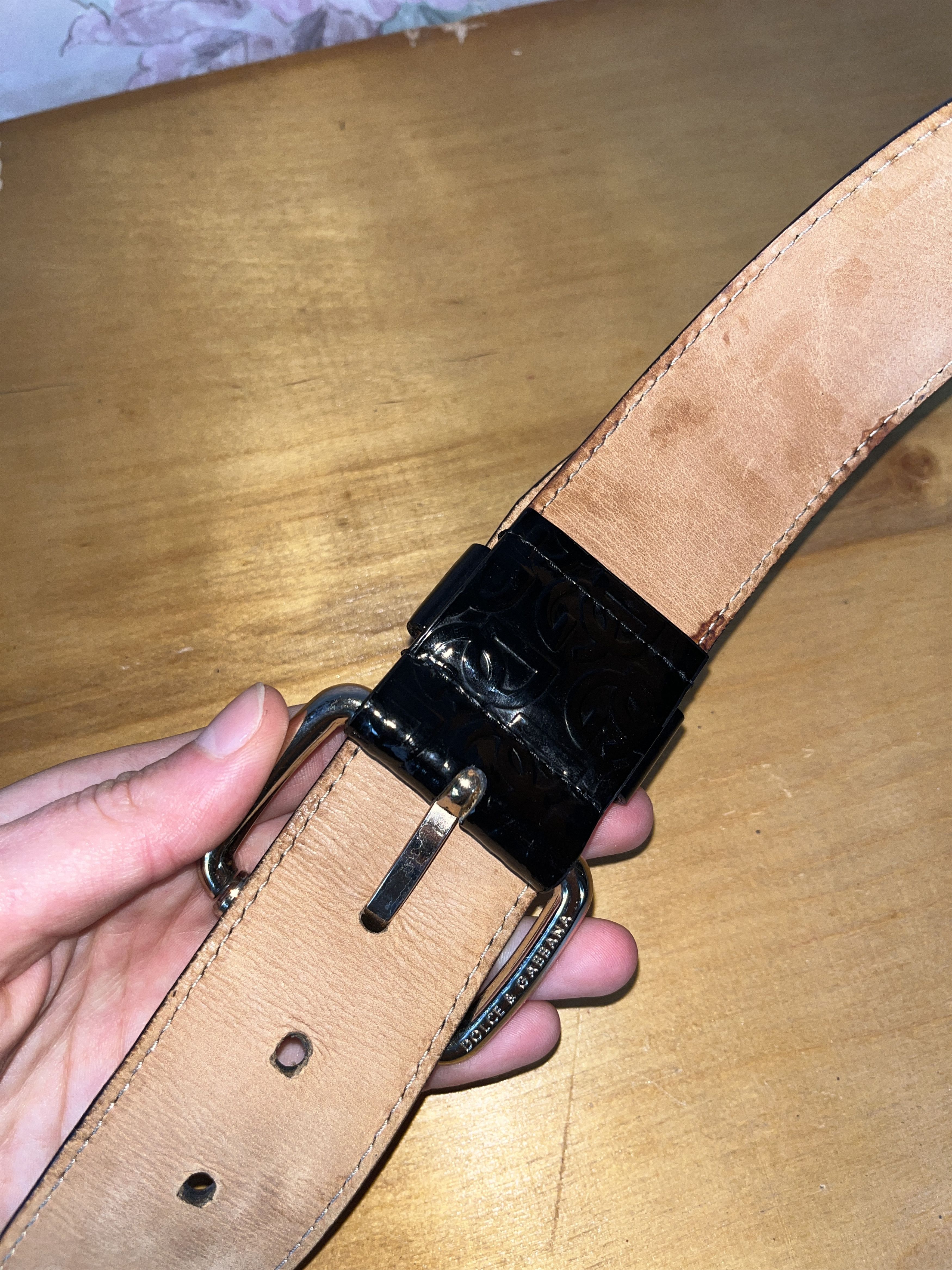 Dolce & Gabbana Vintage Dolce Gabbana Metal Big Logo DG Monogram Belt Y2K Size ONE SIZE - 16 Thumbnail
