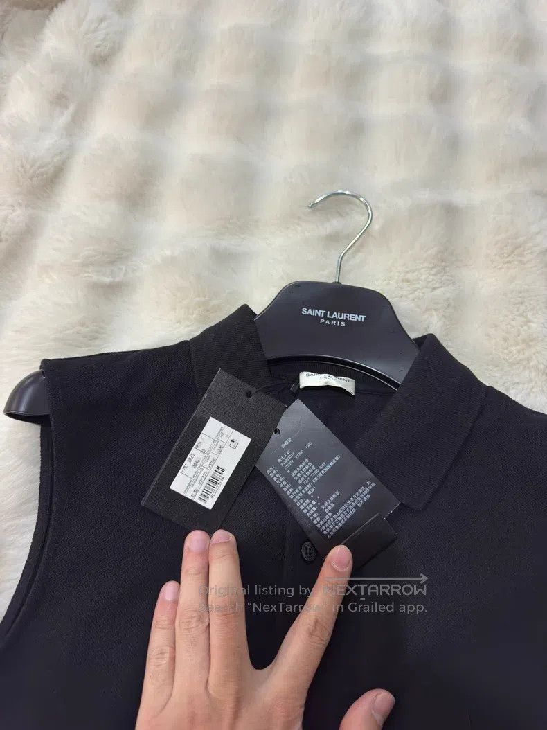 Other Saint Laurent Paris Embroidered Sleeveless Vest Size US M / EU 48-50 / 2 - 3 Thumbnail