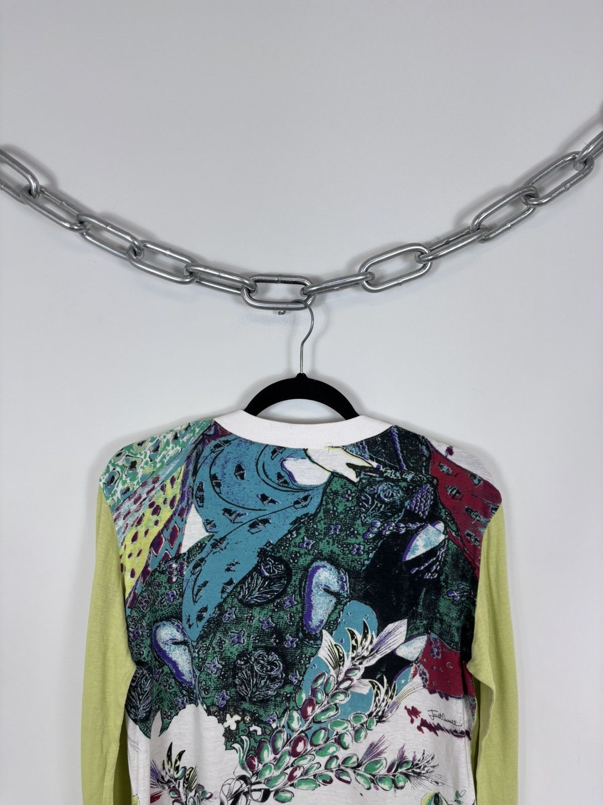 Just Cavalli Just Cavalli Y2K Women’s Floral Snake Animal Long Sleeve Tee Size XL / US 12-14 / IT 48-50 - 14 Thumbnail