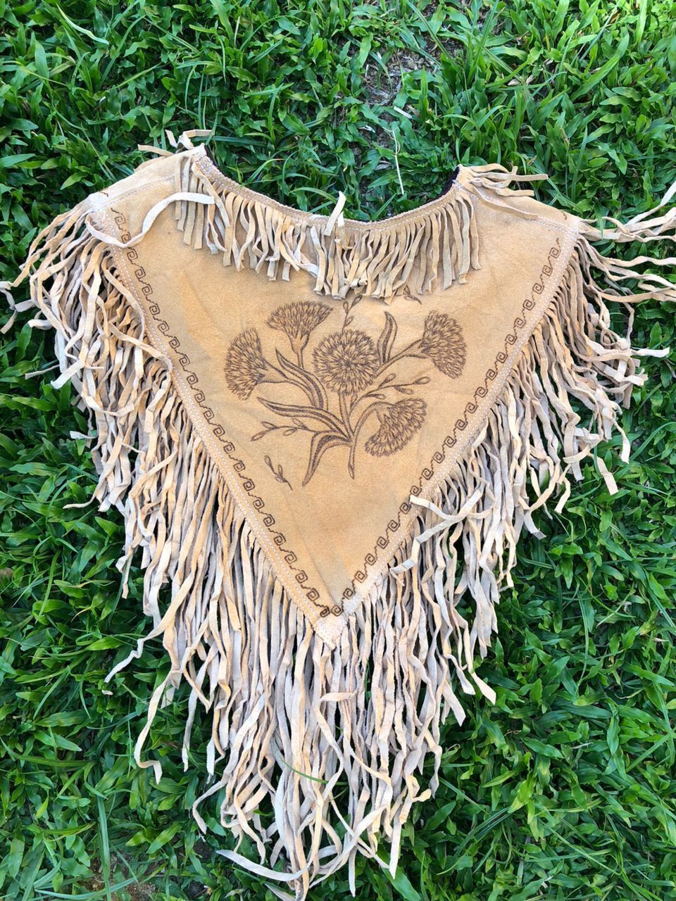 Vintage Vintage Suede Leather Fringed Chonco Horse Vest Size 36 Size US M / EU 48-50 / 2 - 4 Thumbnail