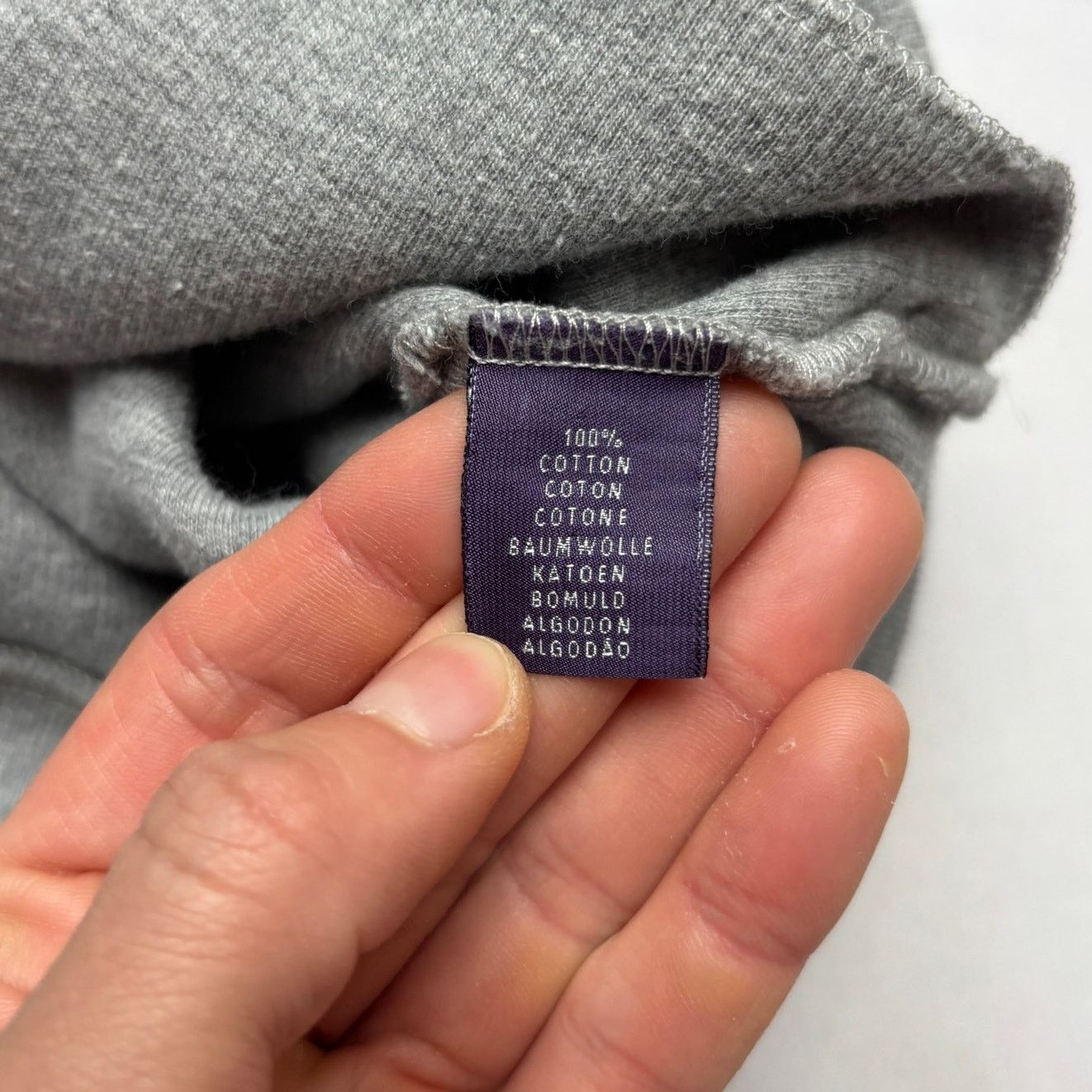Ralph Lauren Purple Label Ralph Lauren Purple Label Cotton Full Zip Sweater Men's XL Size US XL / EU 56 / 4 - 8 Thumbnail